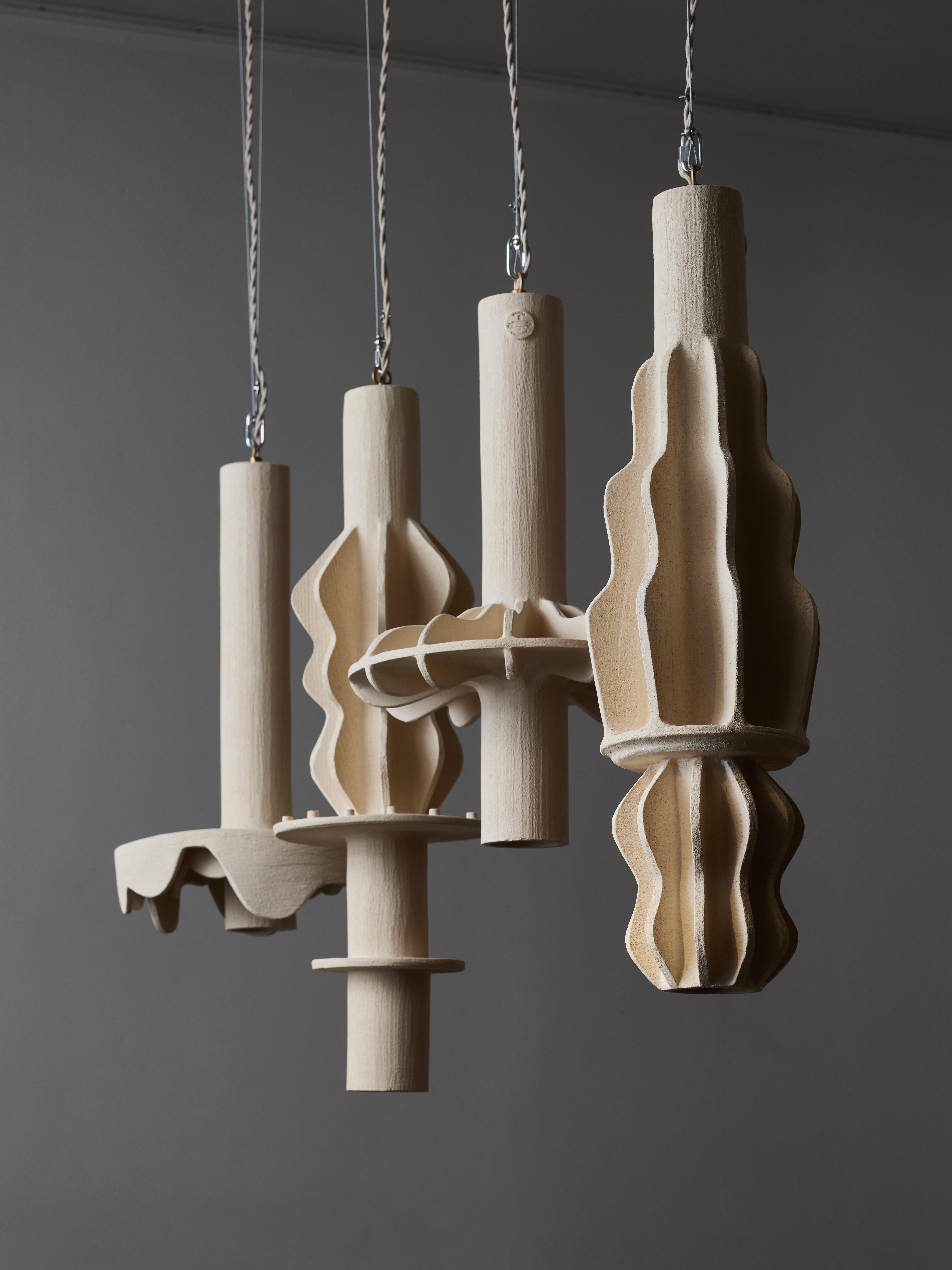 French Ceramic Suspensions by Olivia Cognet For Sale