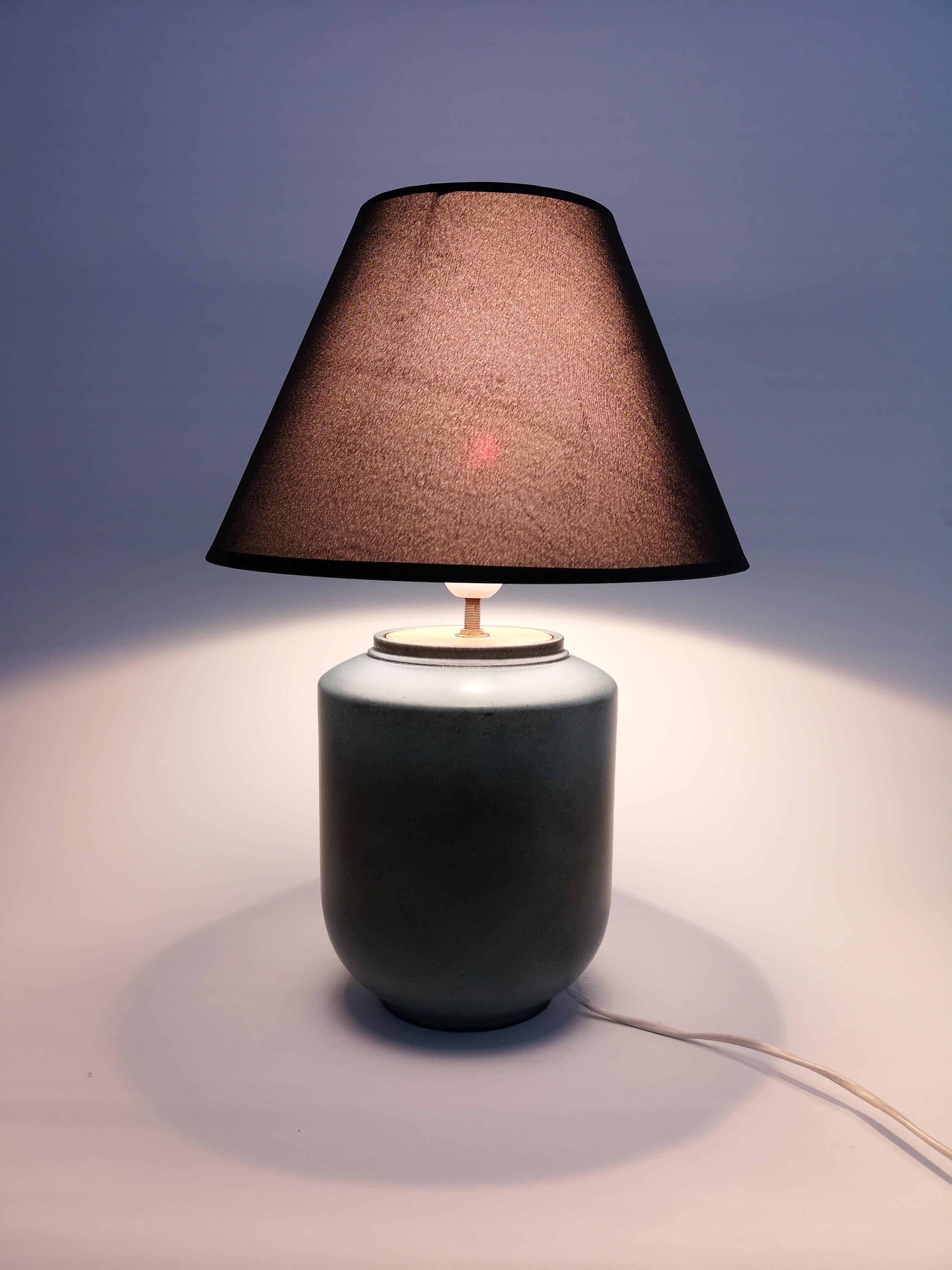 Ceramic Swedish Midcentury Table Lamp by Gunnar Nylund Rörstrand In Good Condition In Hillringsberg, SE