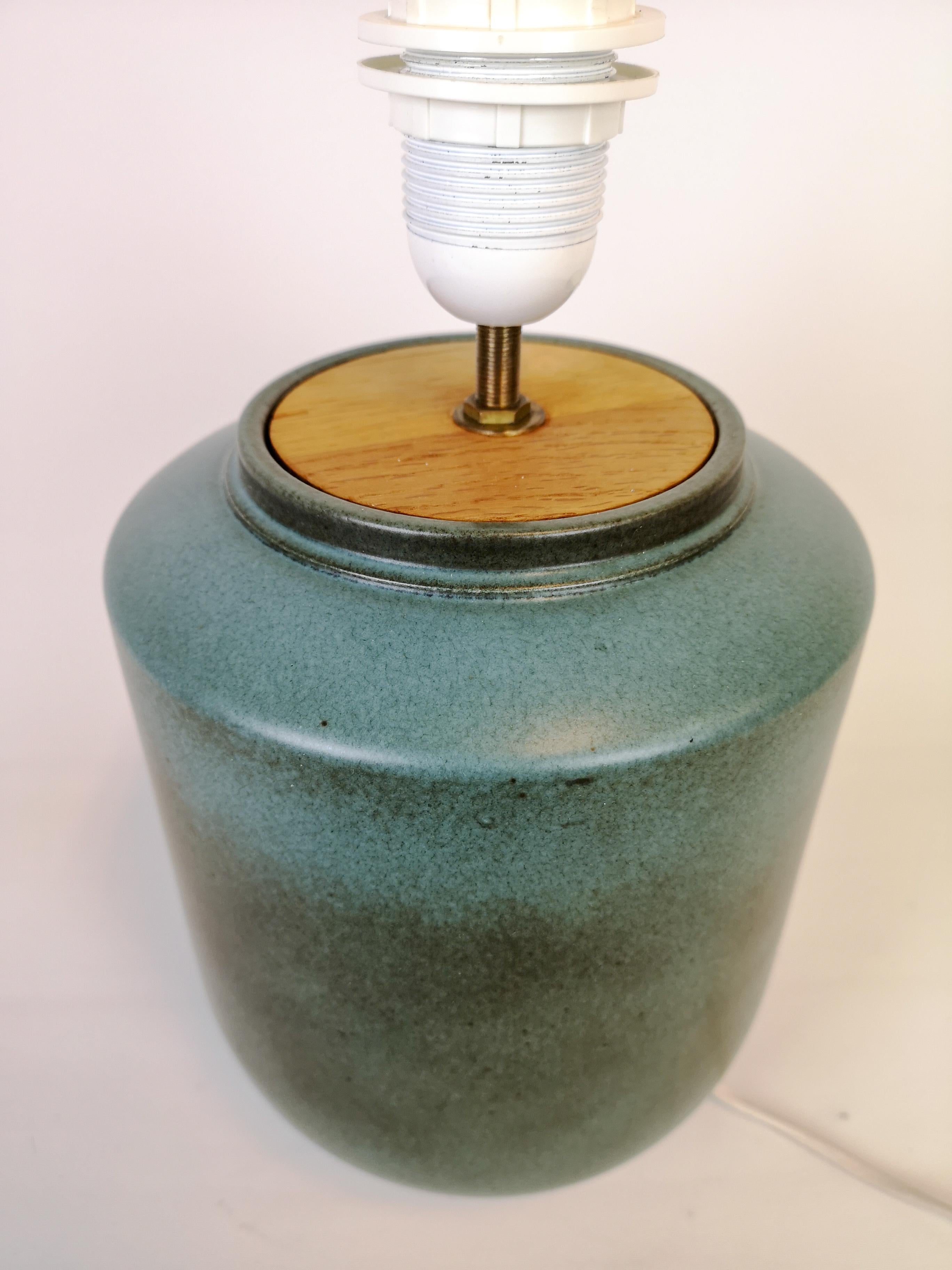 Ceramic Swedish Midcentury Table Lamp by Gunnar Nylund Rörstrand 3