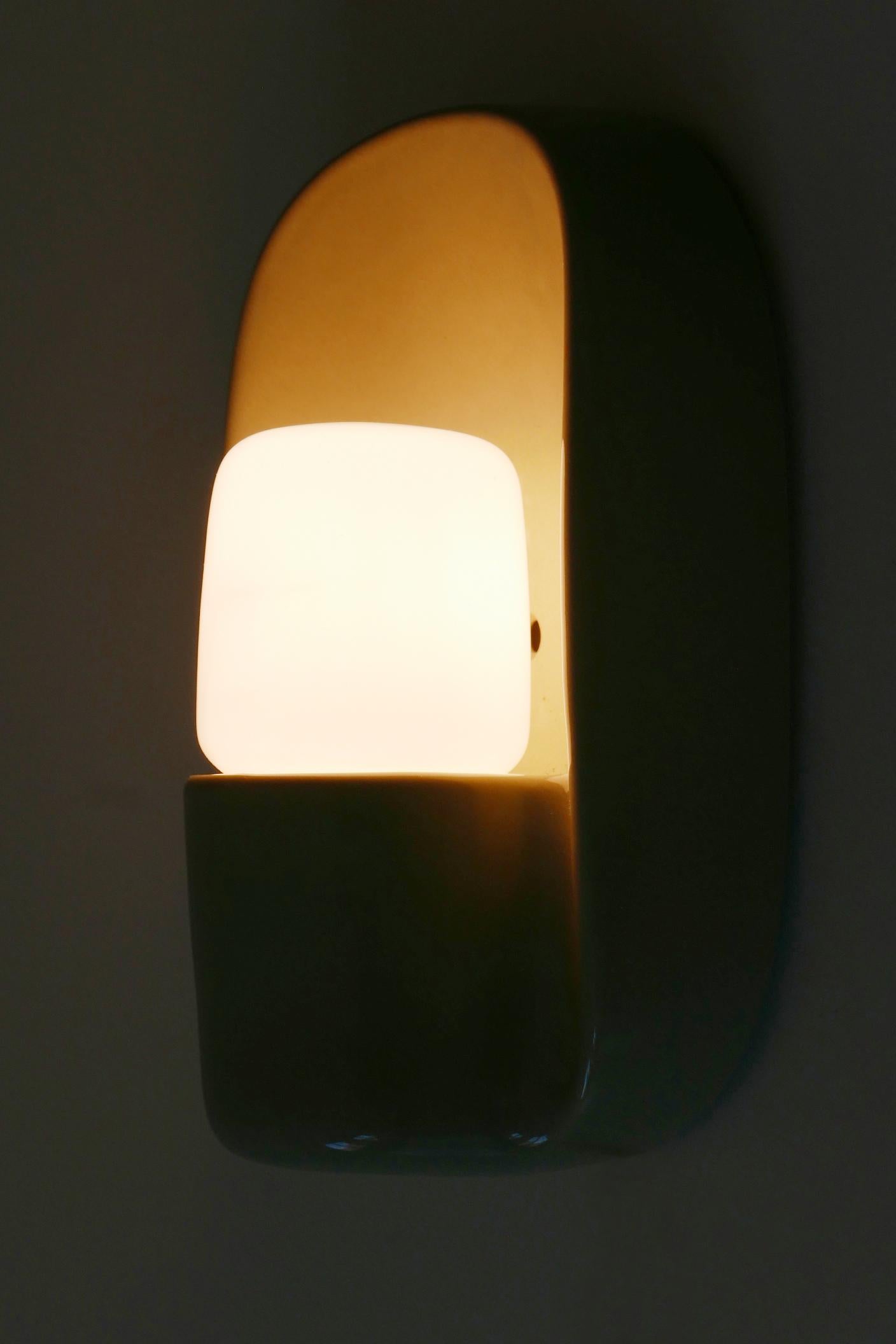 Ceramic Systral Wall Lamp or Sconce 6458 by Wilhelm Wagenfeld for Lindner, 1970 3