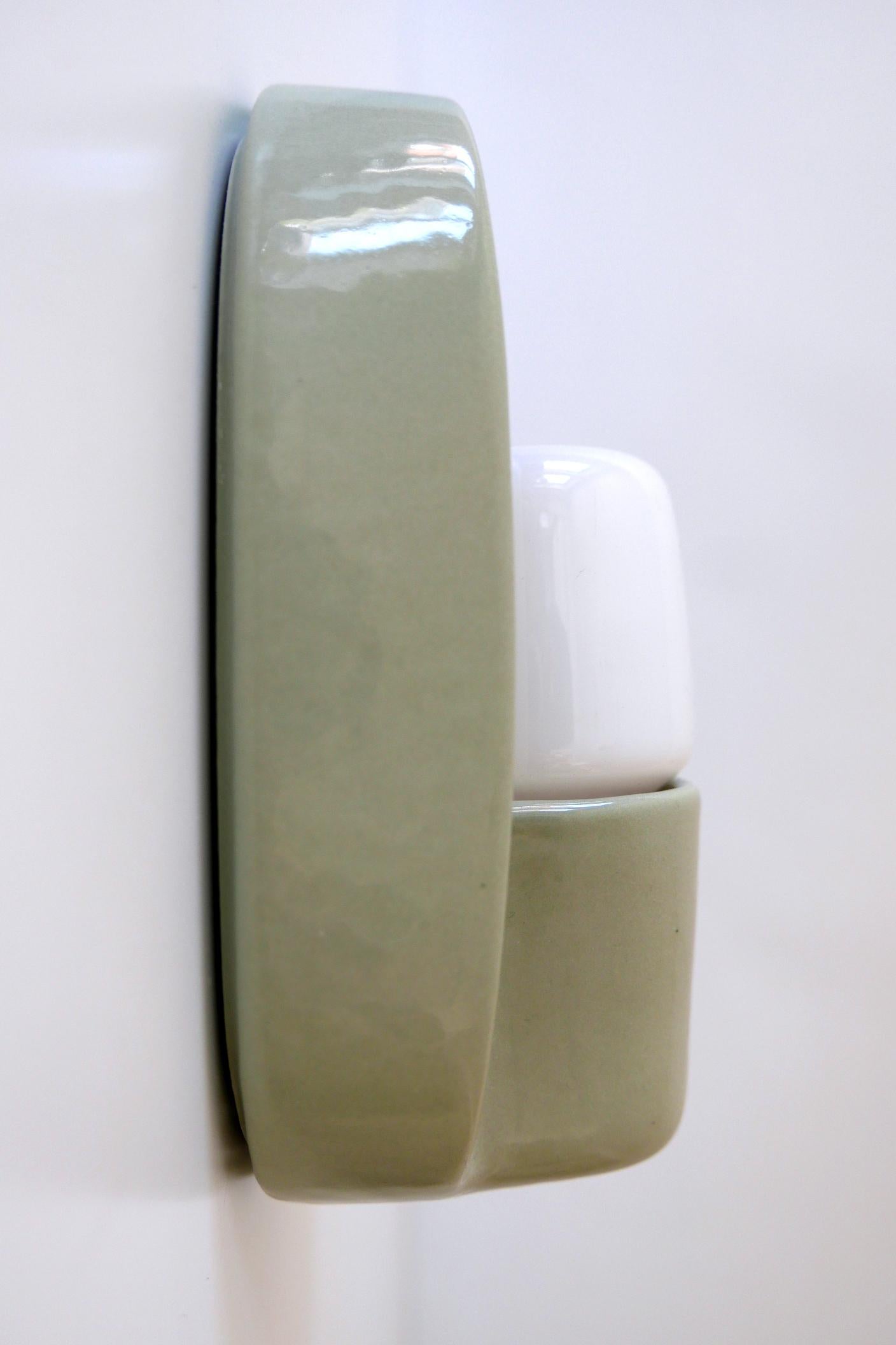 Ceramic Systral Wall Lamp or Sconce 6458 by Wilhelm Wagenfeld for Lindner, 1970 4