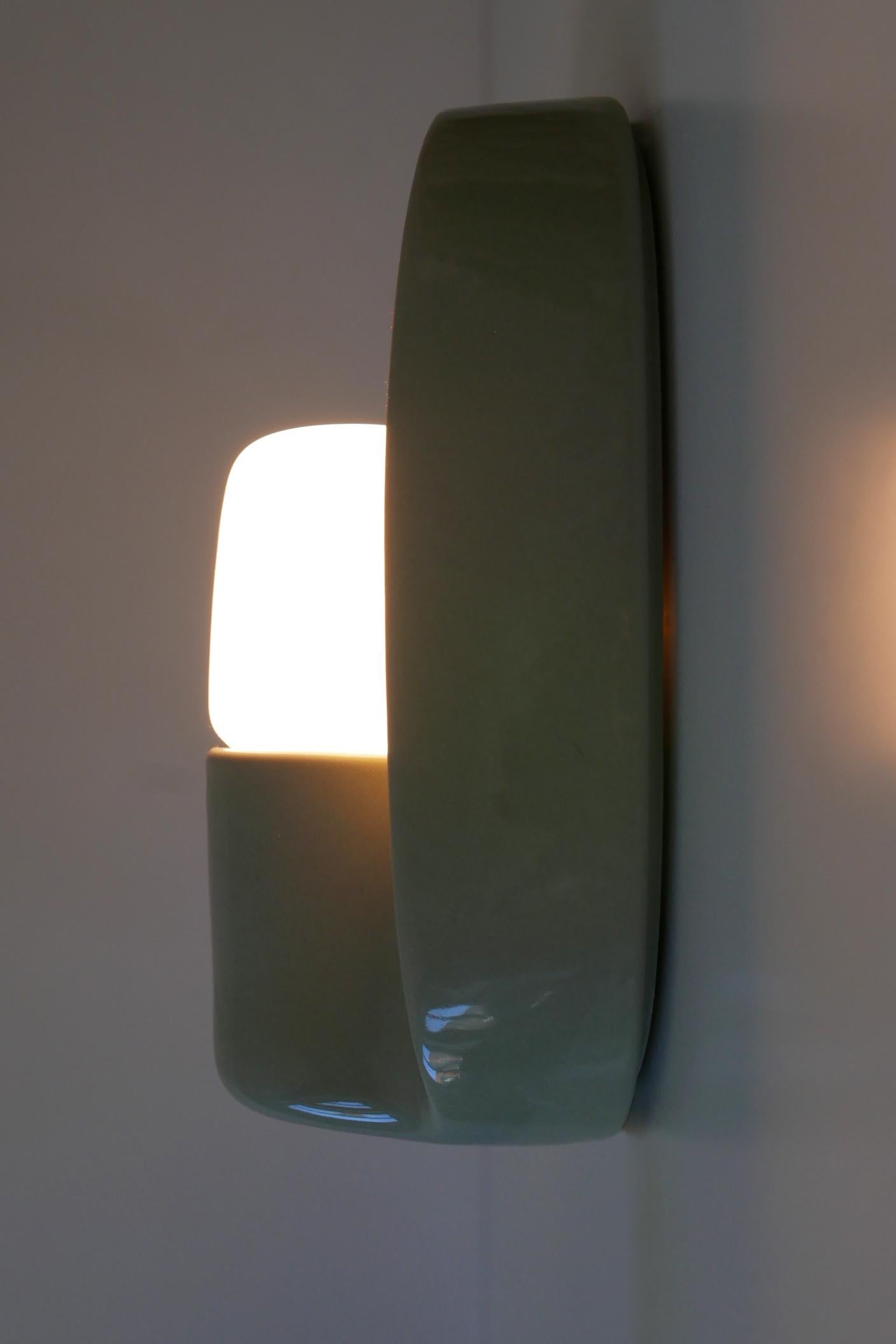 Ceramic Systral Wall Lamp or Sconce 6458 by Wilhelm Wagenfeld for Lindner, 1970 5