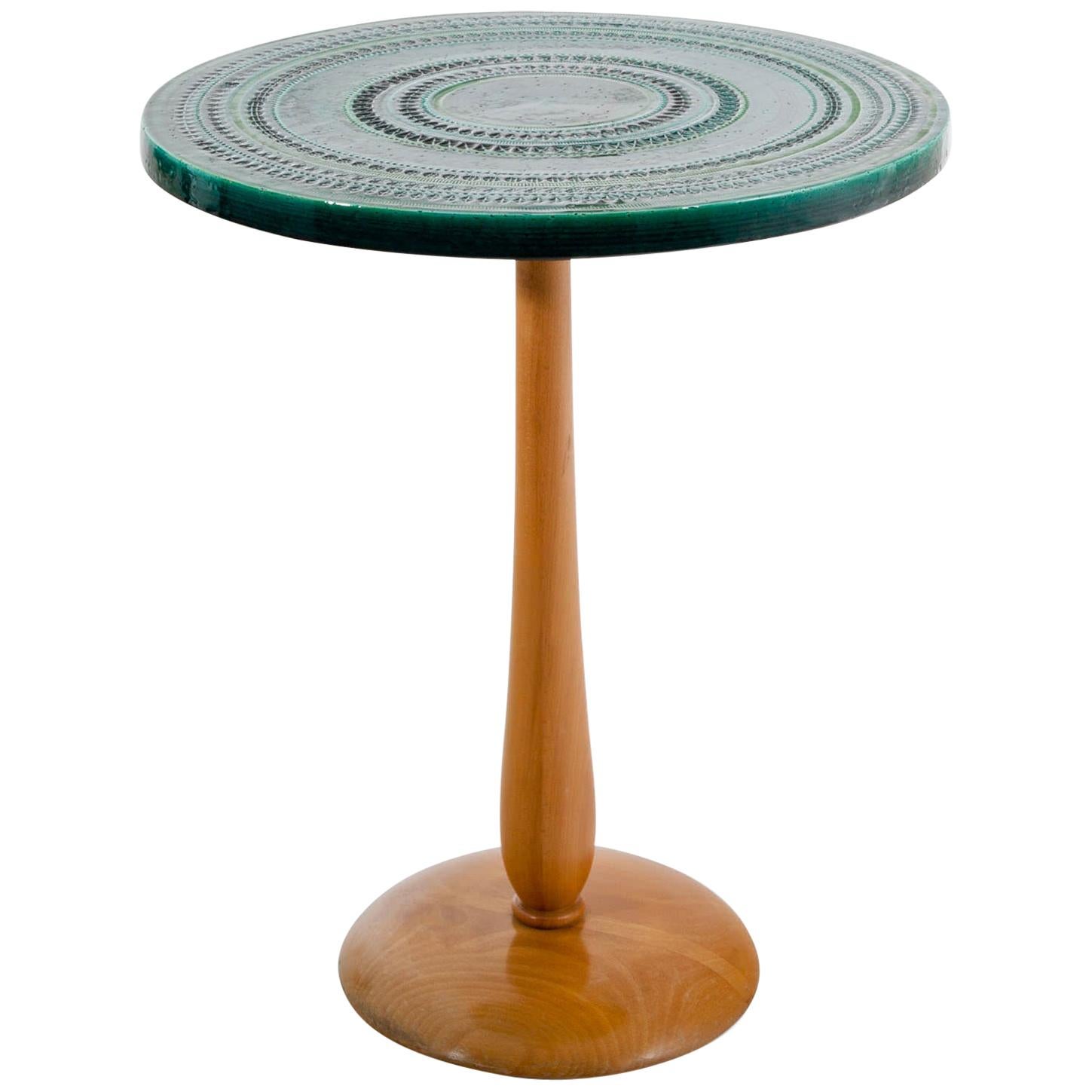 Ceramic Table by Bitossi, Italy, circa 1960s