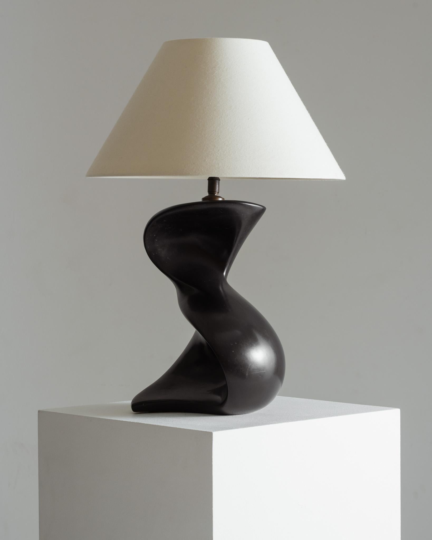 European Ceramic Table Lamp, 1960s For Sale