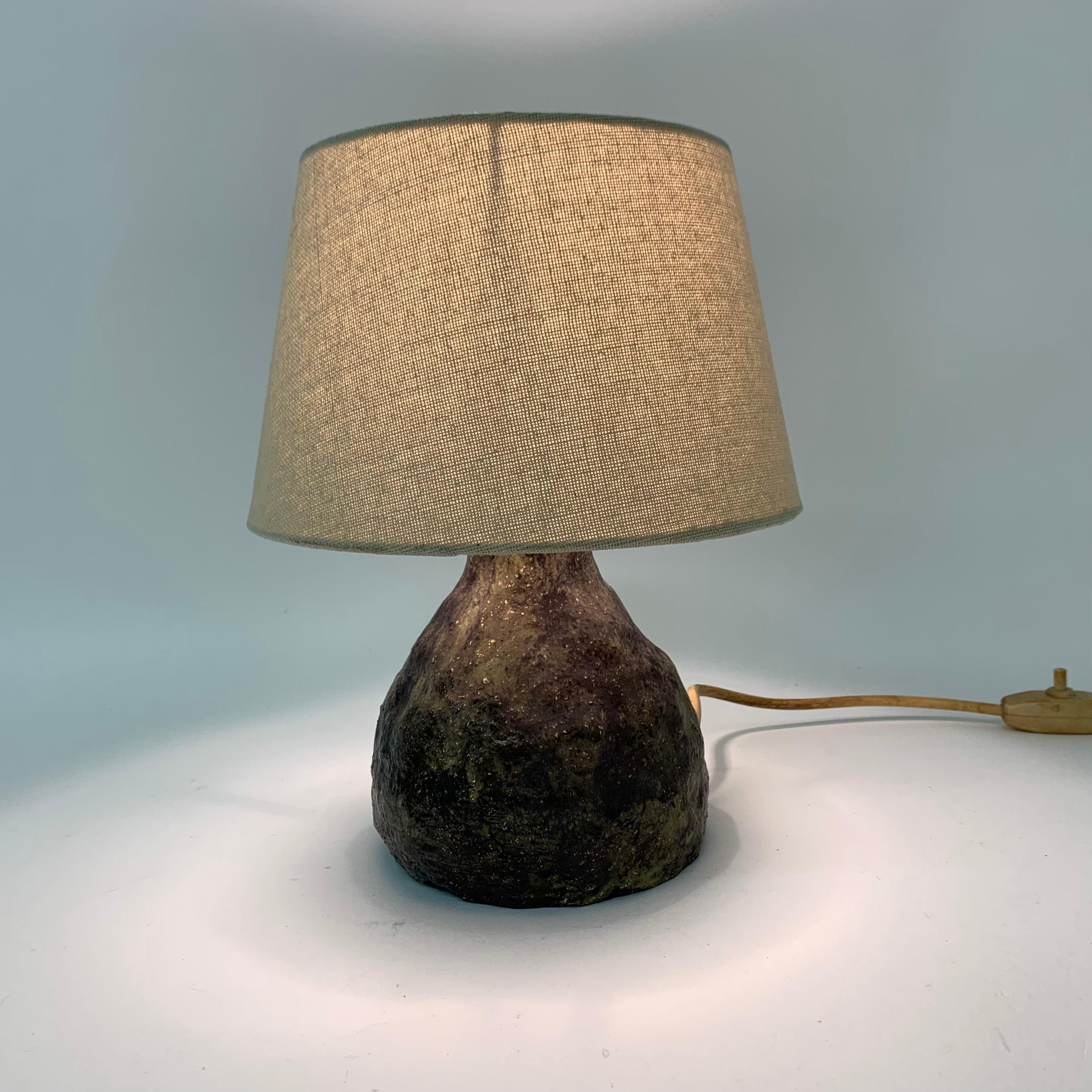 Mid-Century Modern Ceramic Table Lamp, 1970s