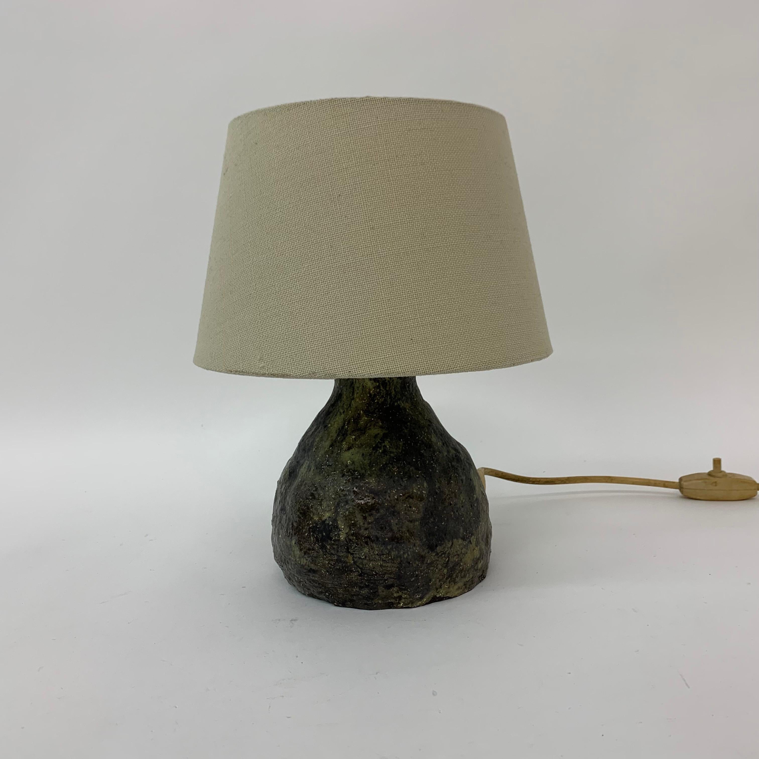 Dutch Ceramic Table Lamp, 1970s