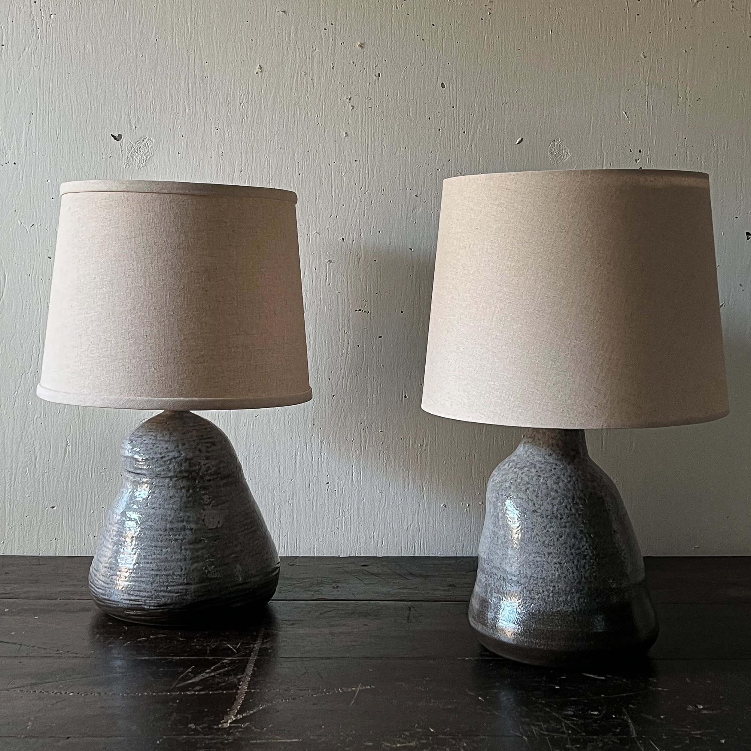 Ceramic Table Lamp 3 In New Condition For Sale In Los Angeles, CA