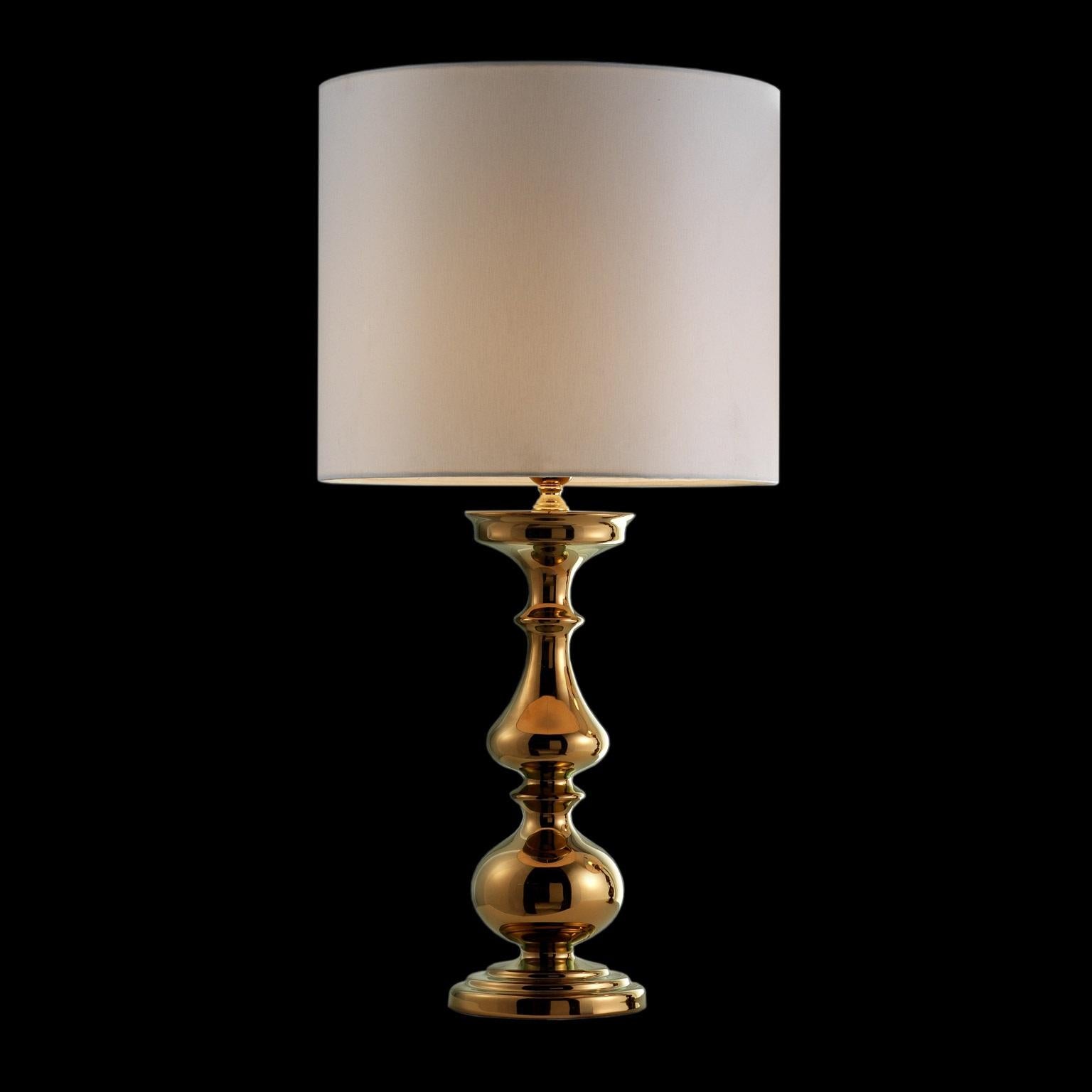 Hand-Crafted Ceramic Table Lamp 