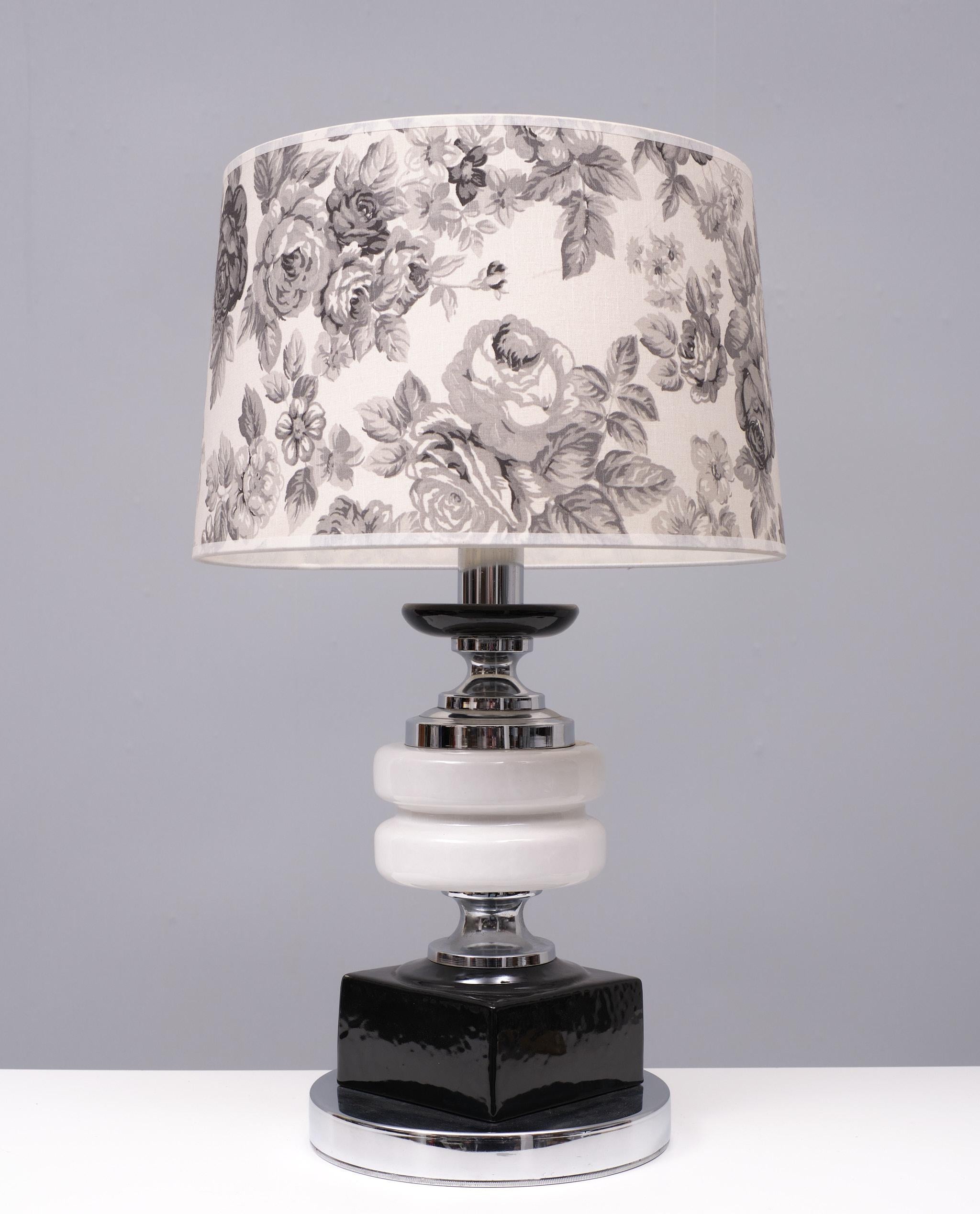 Mid-Century Modern Ceramic table lamp attrib  Cari Zalloni    1970s Italy For Sale