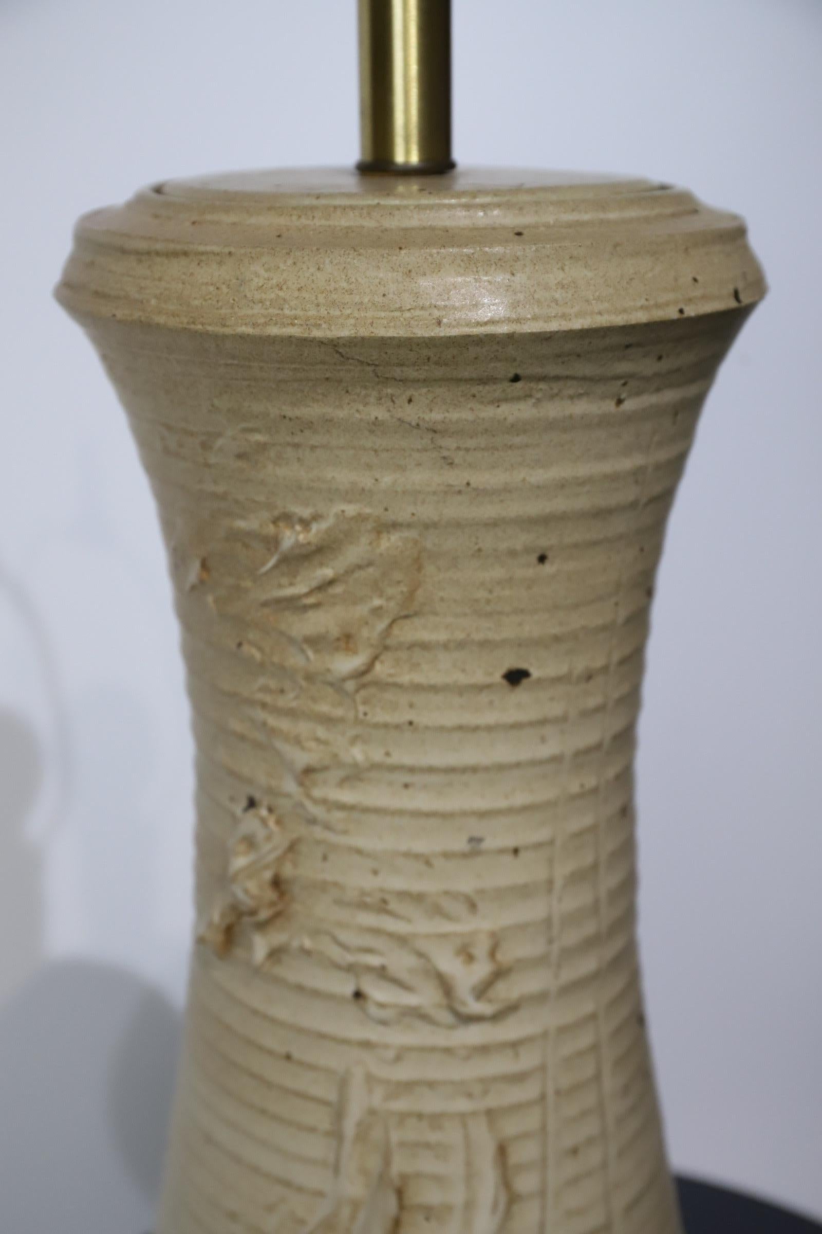Ceramic Table Lamp Bob Kinzie Affiliated Craftsmen For Sale 6