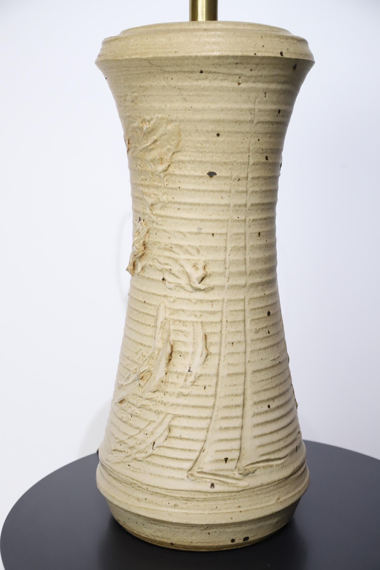 Keramik-Tischlampe Bob Kinzie Affiliated Craftsmen im Angebot 8
