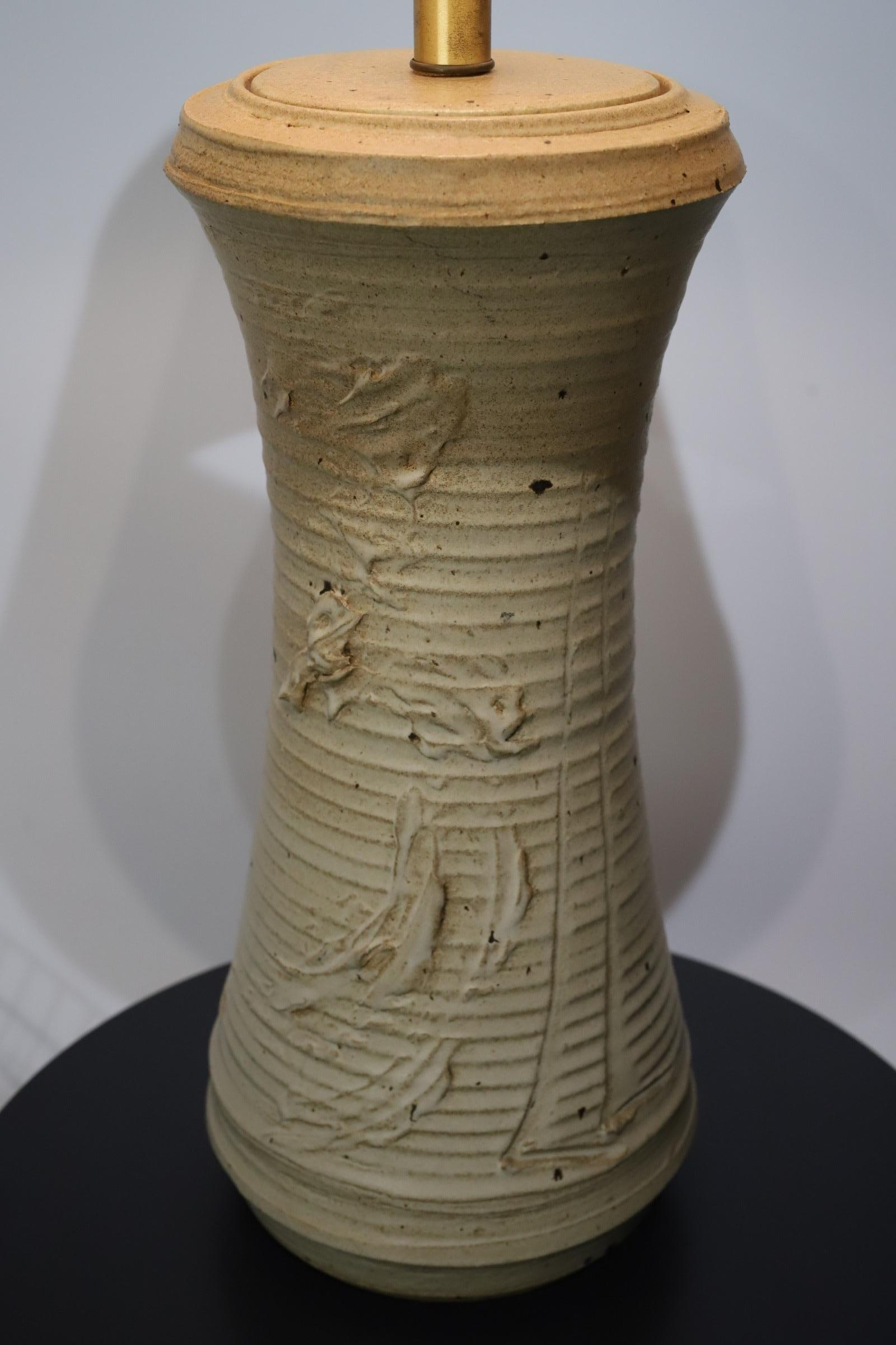 Keramik-Tischlampe Bob Kinzie Affiliated Craftsmen (Moderne der Mitte des Jahrhunderts) im Angebot