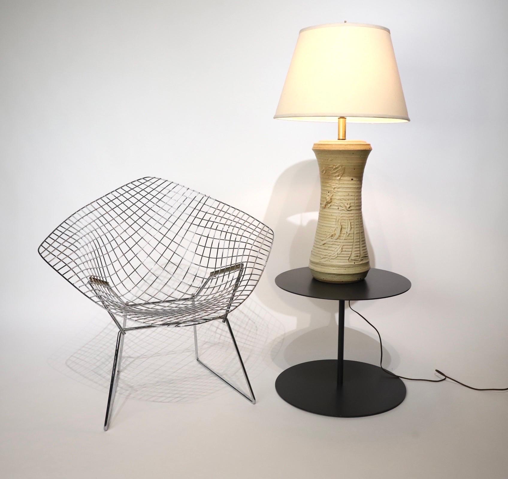 American Ceramic Table Lamp Bob Kinzie Affiliated Craftsmen For Sale