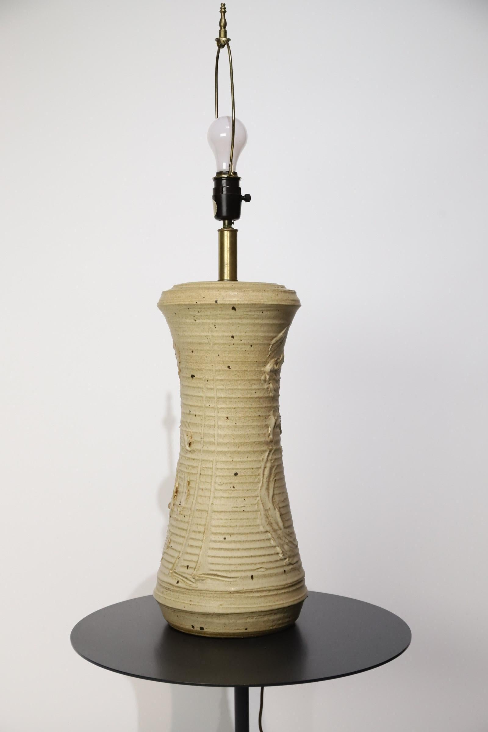 Keramik-Tischlampe Bob Kinzie Affiliated Craftsmen im Angebot 1