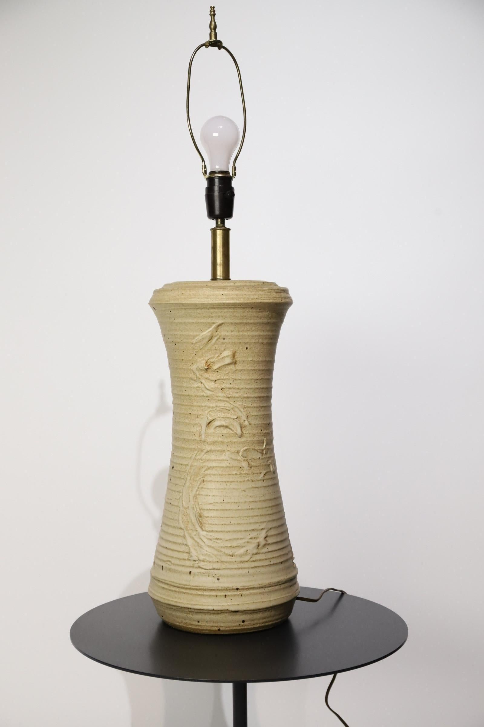 Ceramic Table Lamp Bob Kinzie Affiliated Craftsmen For Sale 2
