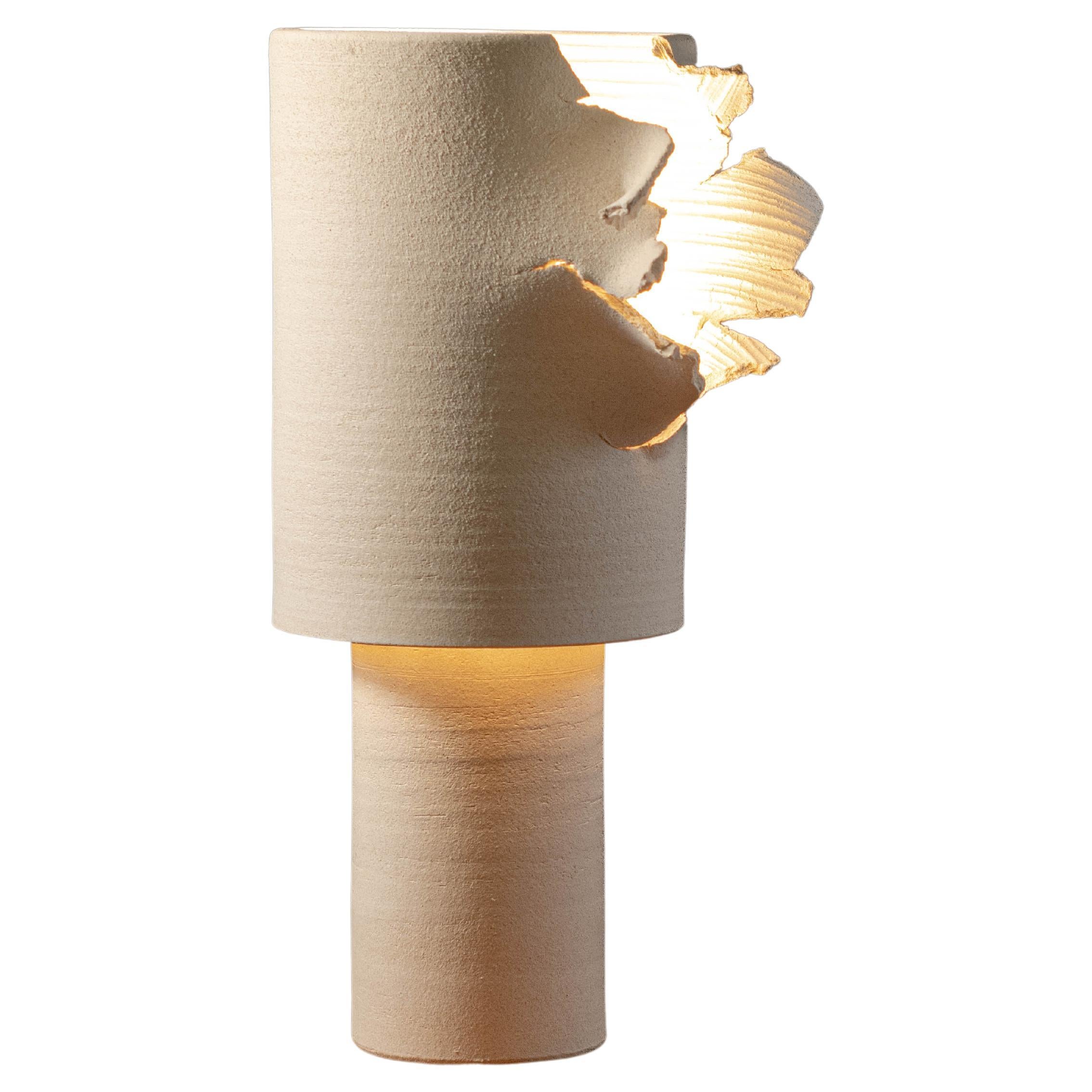 Ceramic Table Lamp Burst #1 Artist Made