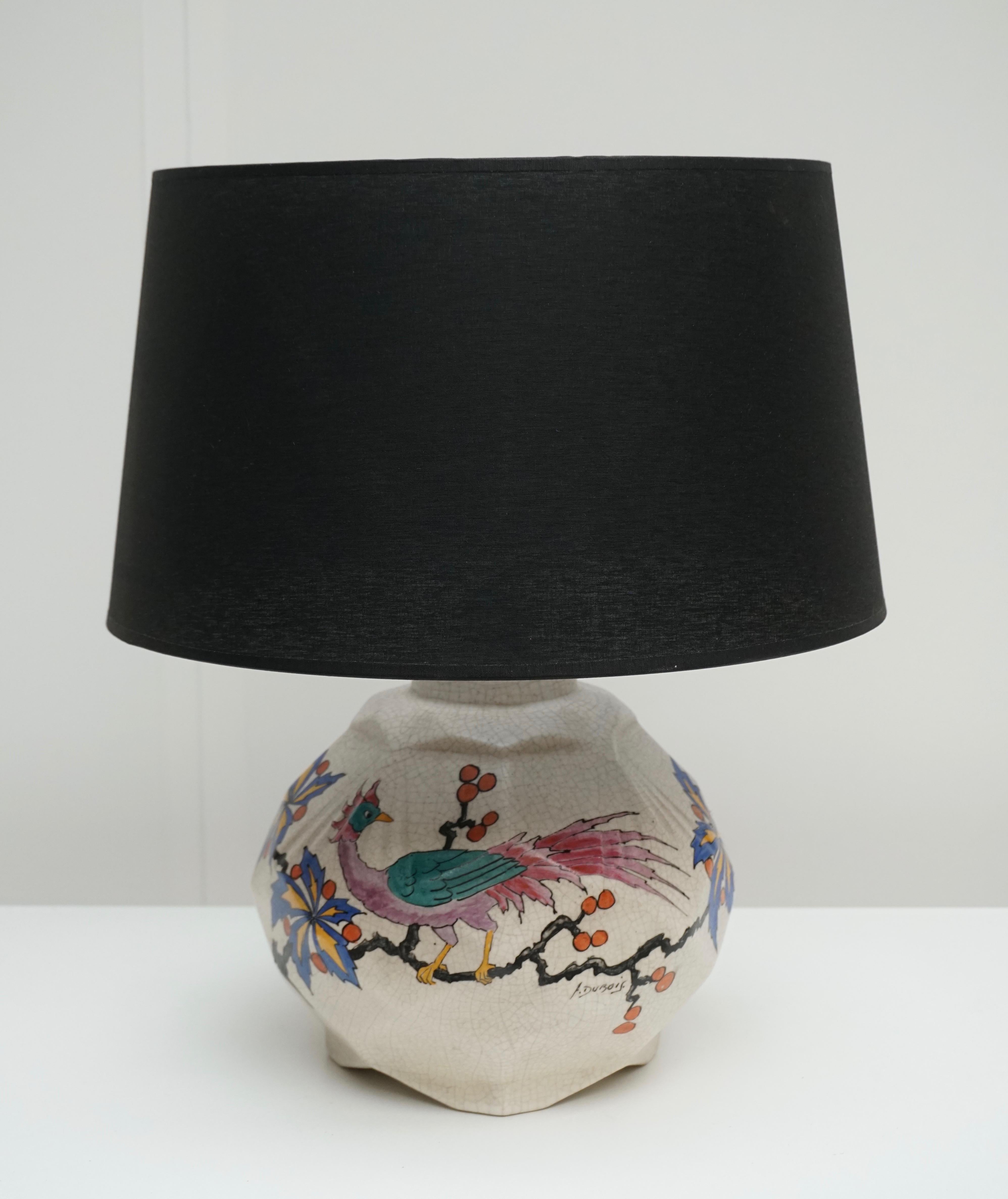 Belge Lampe de table A Dubois, Belgique, milieu du siècle dernier en vente