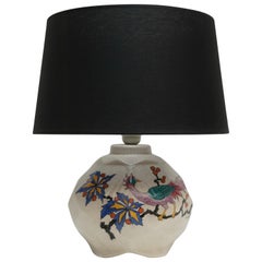 Ceramic Table Lamp by A Dubois, Belgium Midcentury