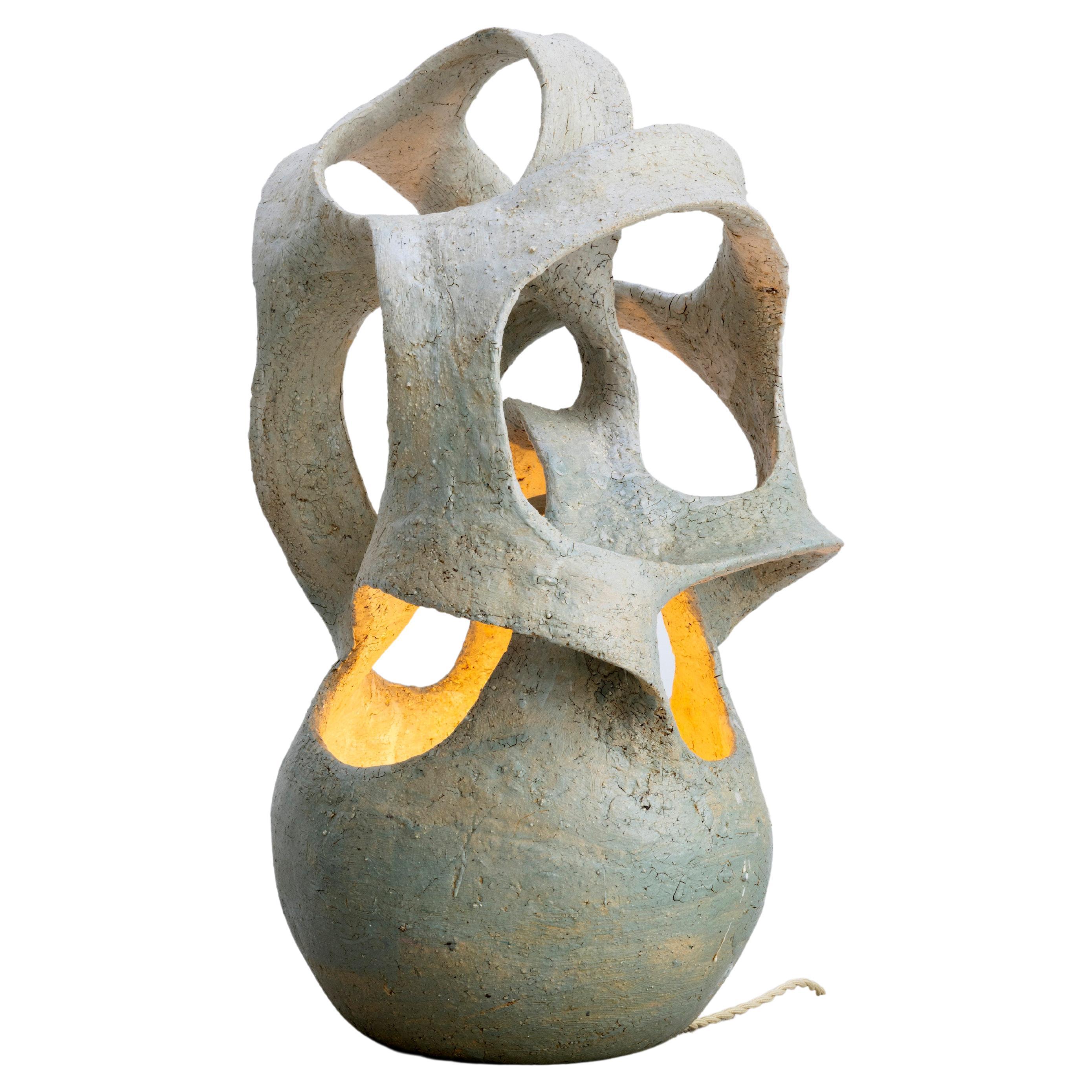 Keramik-Tischlampe von Agns Debizet, 2021 im Angebot