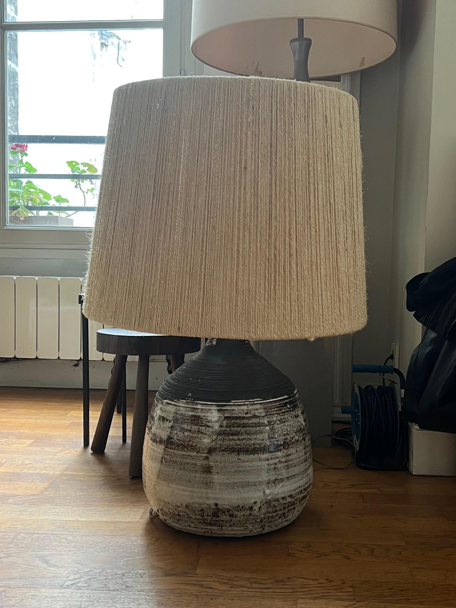 lampada in ceramica di Albert Thiry , Francia, anni '60
