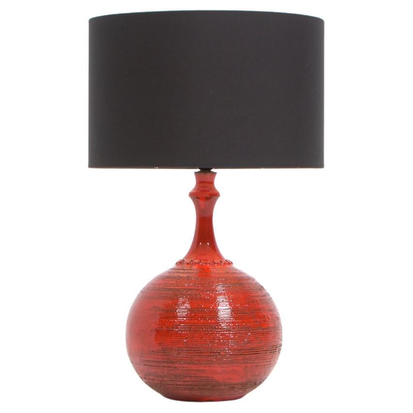 Ceramic Table Lamp by Amphora For Sale