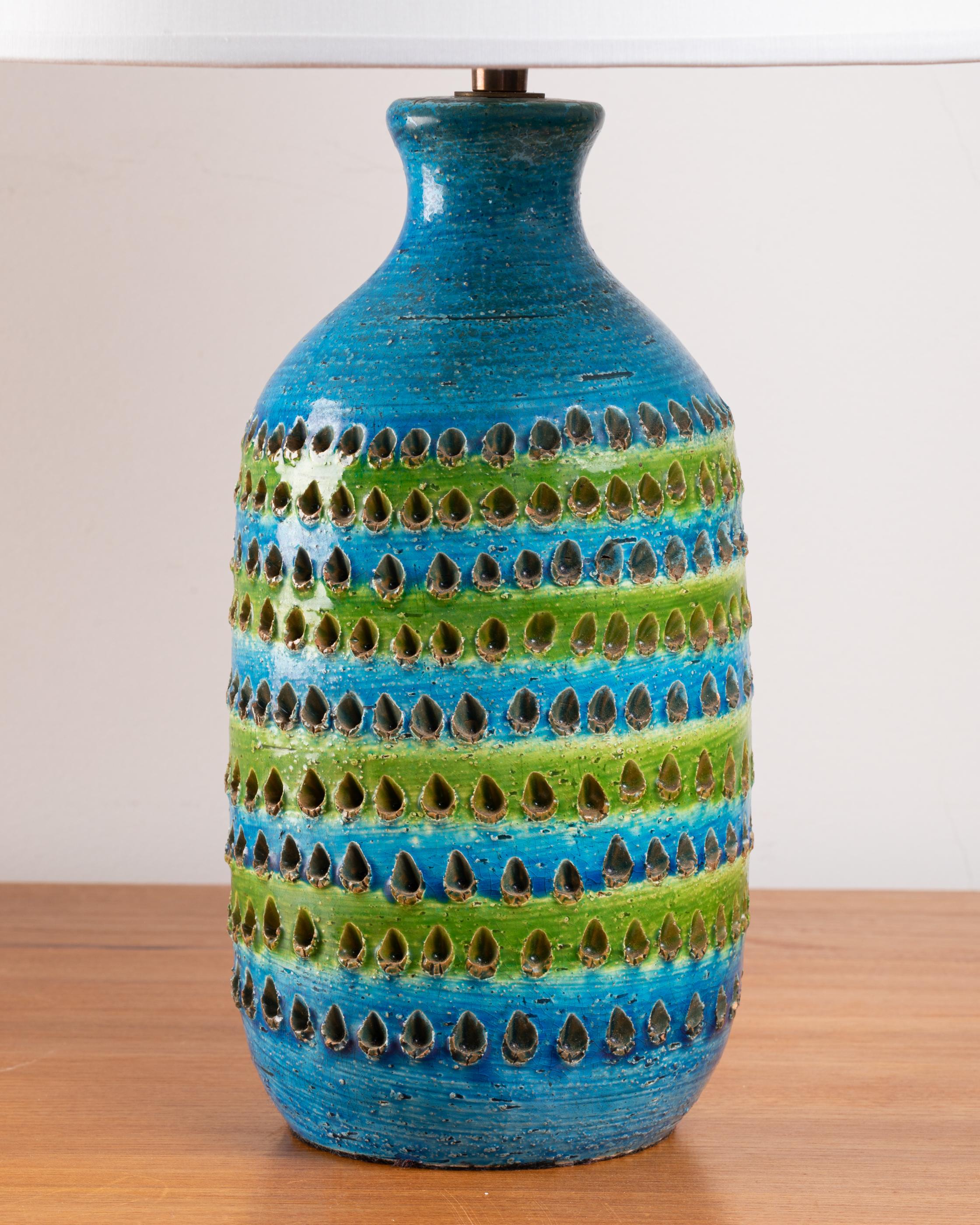 Glazed Ceramic Table Lamp by Bitossi