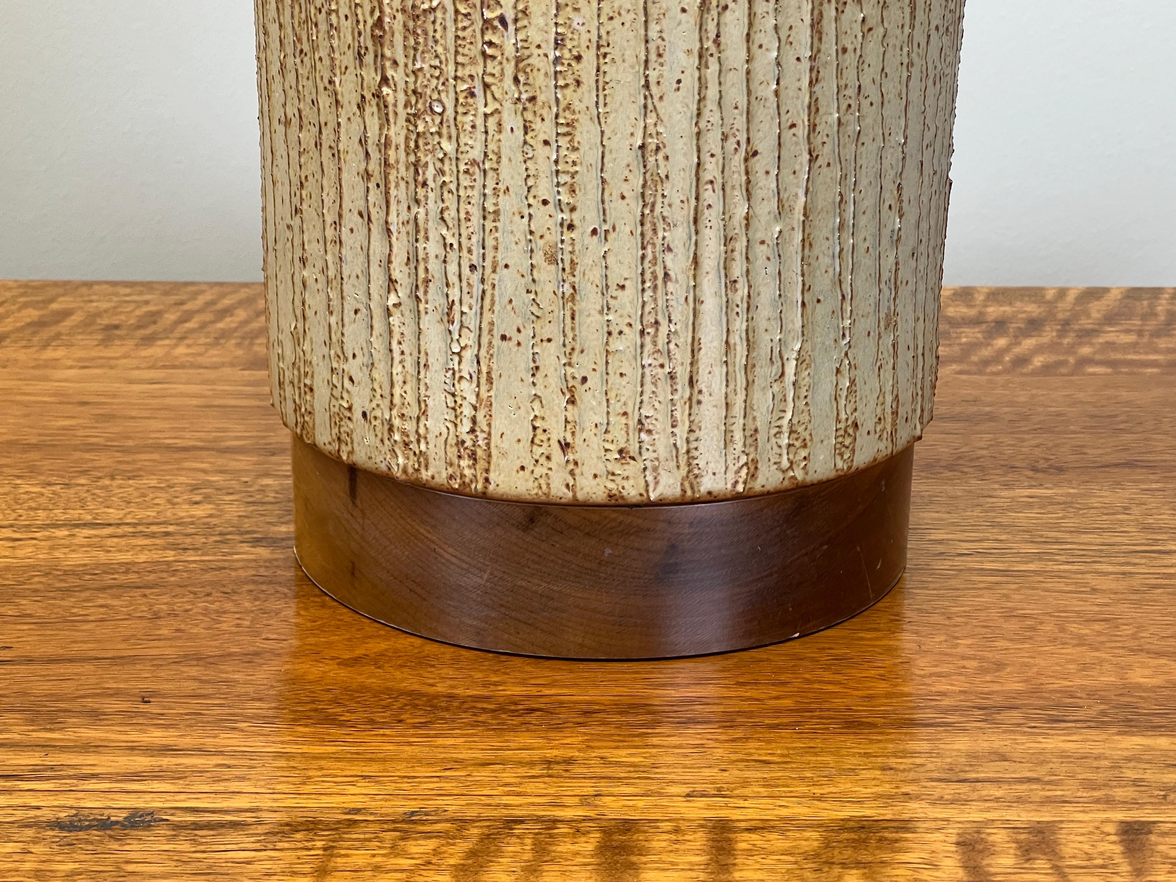 Ceramic Table Lamp by David Cressey For Sale 3