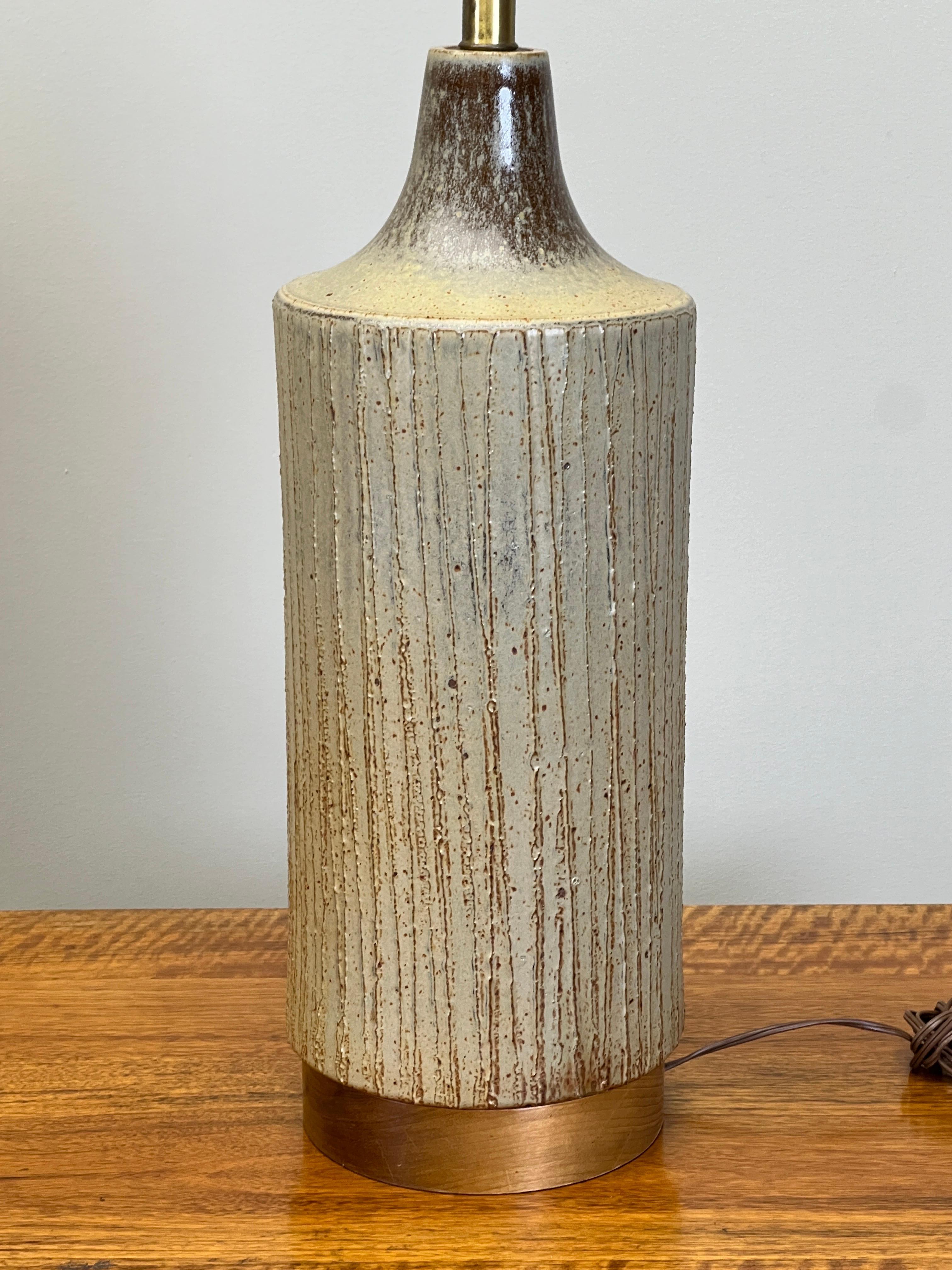Ceramic Table Lamp by David Cressey For Sale 5