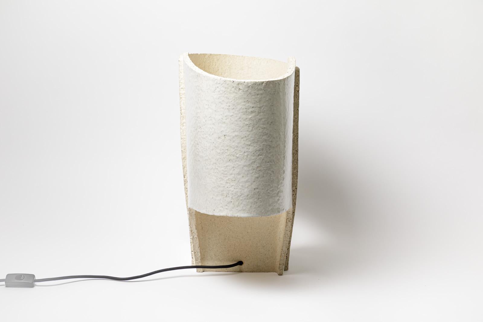 Contemporary Ceramic Table Lamp by Denis Castaing, 2020 For Sale