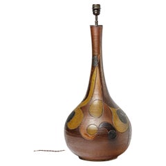 Ceramic table lamp by Georges Martin, circa 1970- 1980.