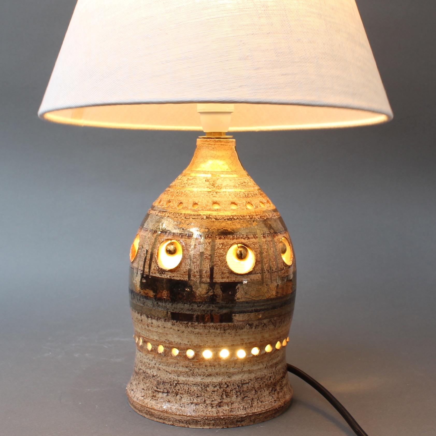 Ceramic Table Lamp by Georges Pelletier, circa 1970s In Good Condition In London, GB