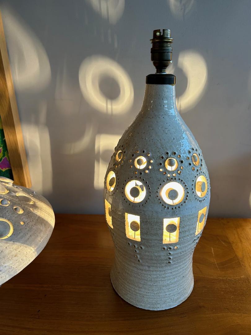 Ceramic table Lamp by Georges Pelletier, France 1960s  In Good Condition In Paris, FR