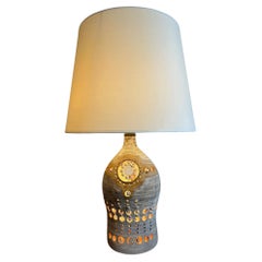 Ceramic table lamp by Georges Pelletier, France, 1970
s