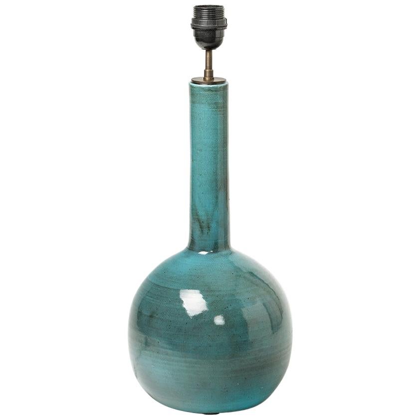 Ceramic Table Lamp by Gerard Hoffmann, Vallauris, circa 1960-1970