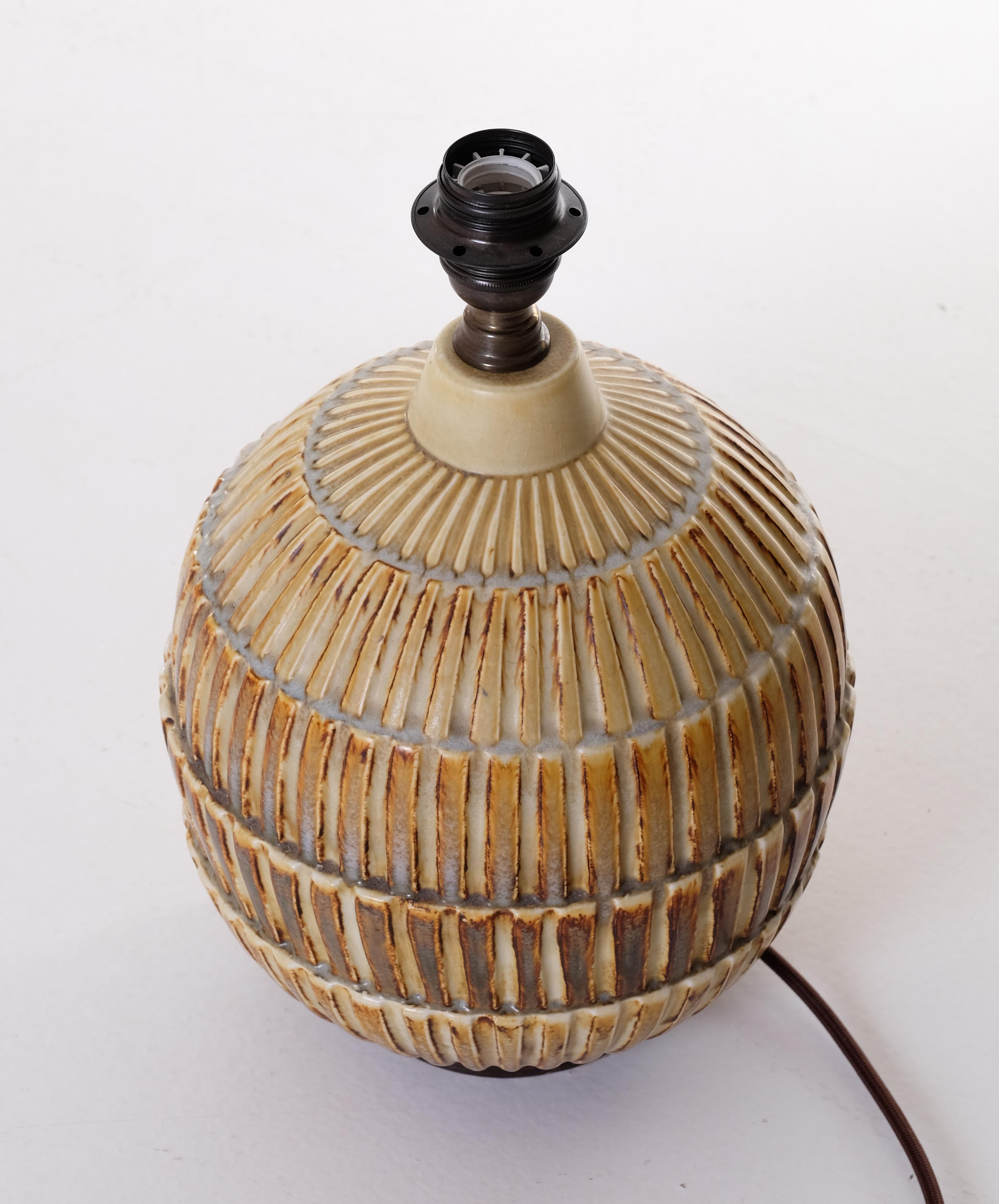 Ceramic Table Lamp by Gertrud Lönegren, Rörstrand, 1930s 3