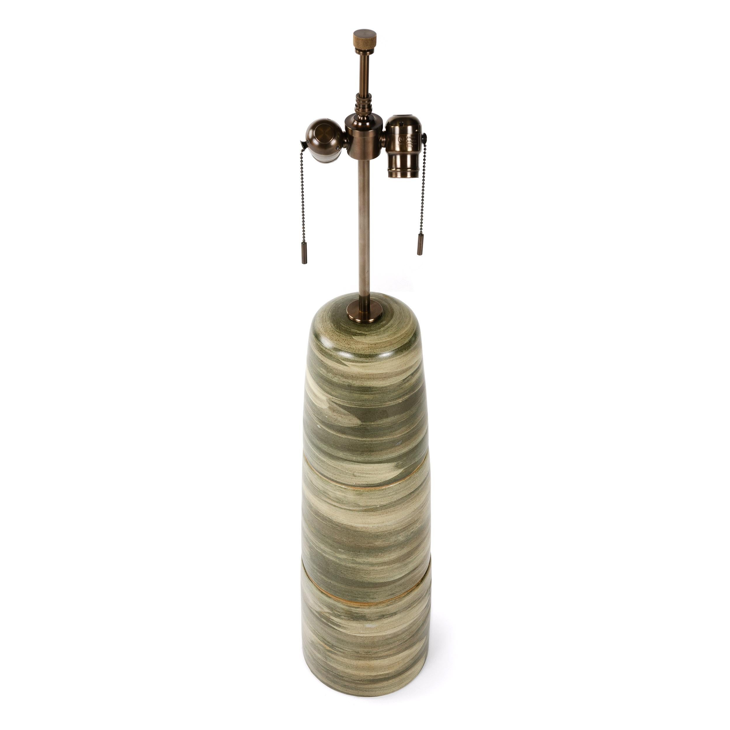 Mid-Century Modern Ceramic Table Lamp by Gordan Martz for Marshall Studios For Sale