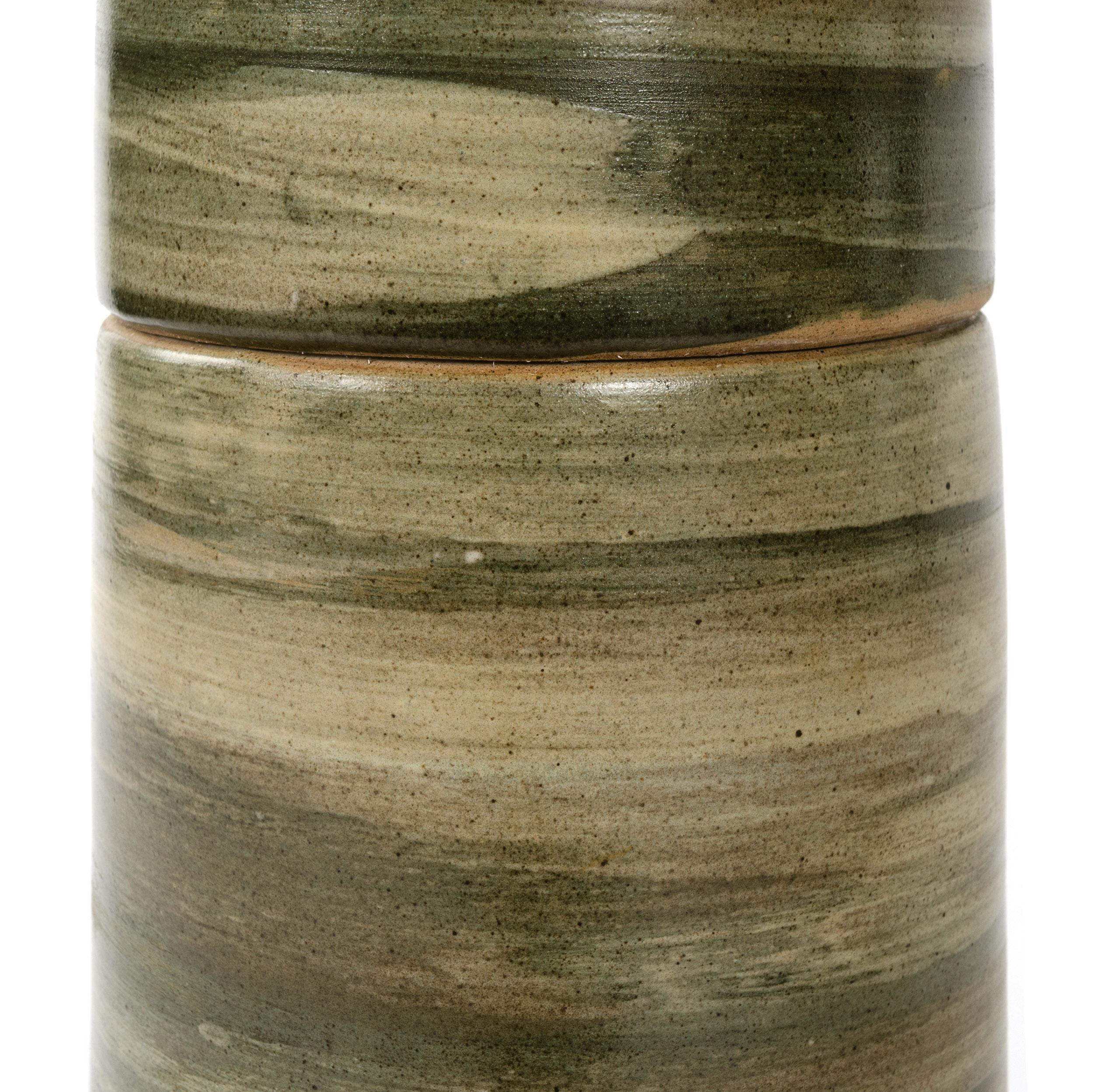 Keramik-Tischlampe von Gordan Martz für Marshall Studios (amerikanisch) im Angebot