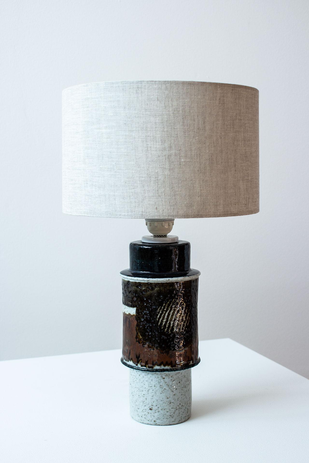 Scandinavian Modern Ceramic Table Lamp by Inger Persson for Rörstrand, Sweden