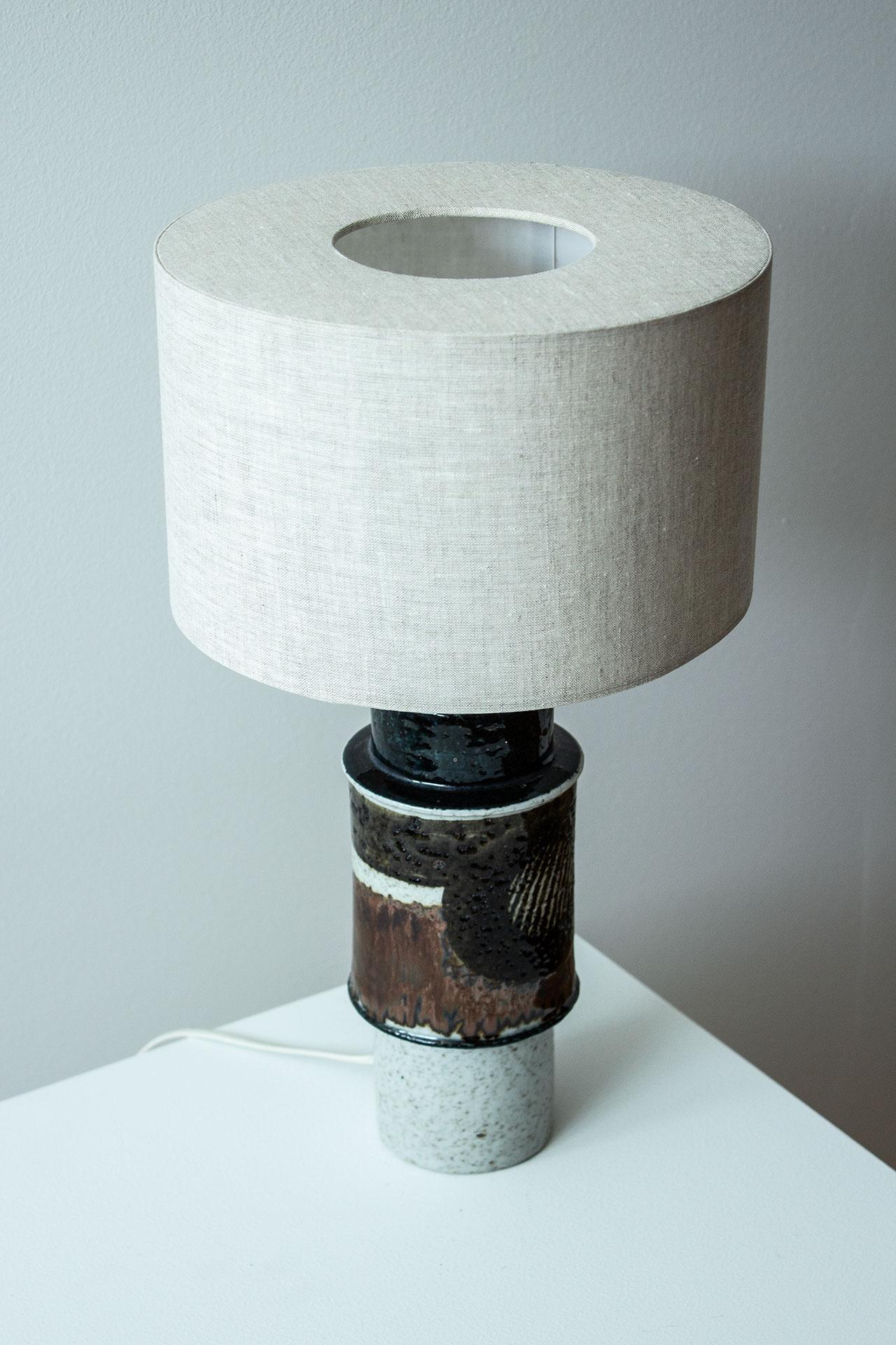 Ceramic Table Lamp by Inger Persson for Rörstrand, Sweden In Good Condition In Stockholm, Stockholms län