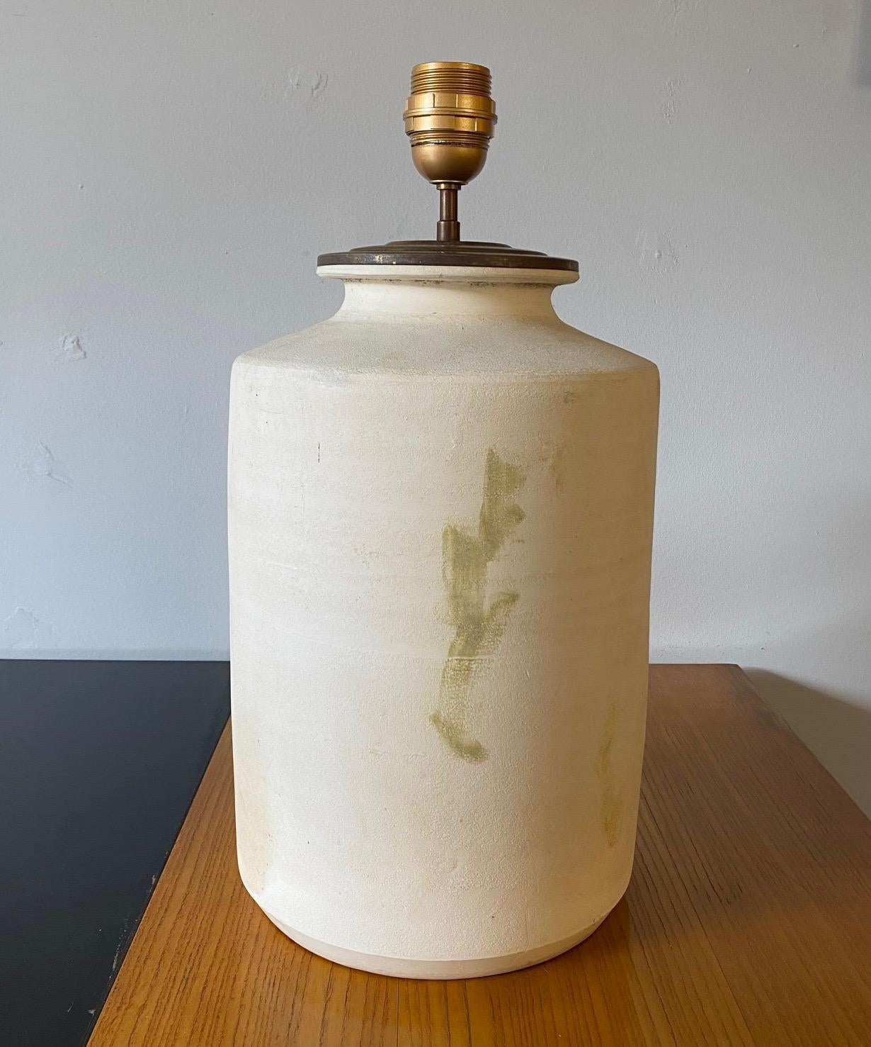 French Ceramic Table Lamp by Jacques Blin, France, 1950s For Sale