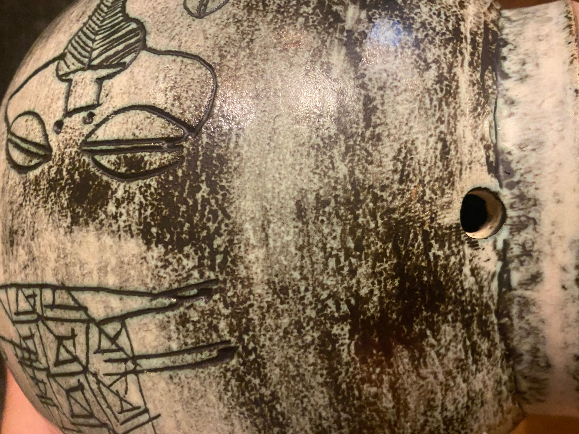Lampada da tavolo in ceramica di Jacques Blin, Francia, anni '60 in vendita 4