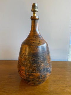 Lampada da tavolo in ceramica di Jacques Blin, Francia, anni '60