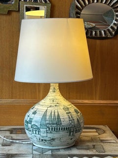 Lampada da tavolo in ceramica di Jacques Blin, Francia, anni '60