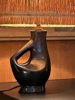Lampe de table en céramique de Jacques Blin, France, années 1960