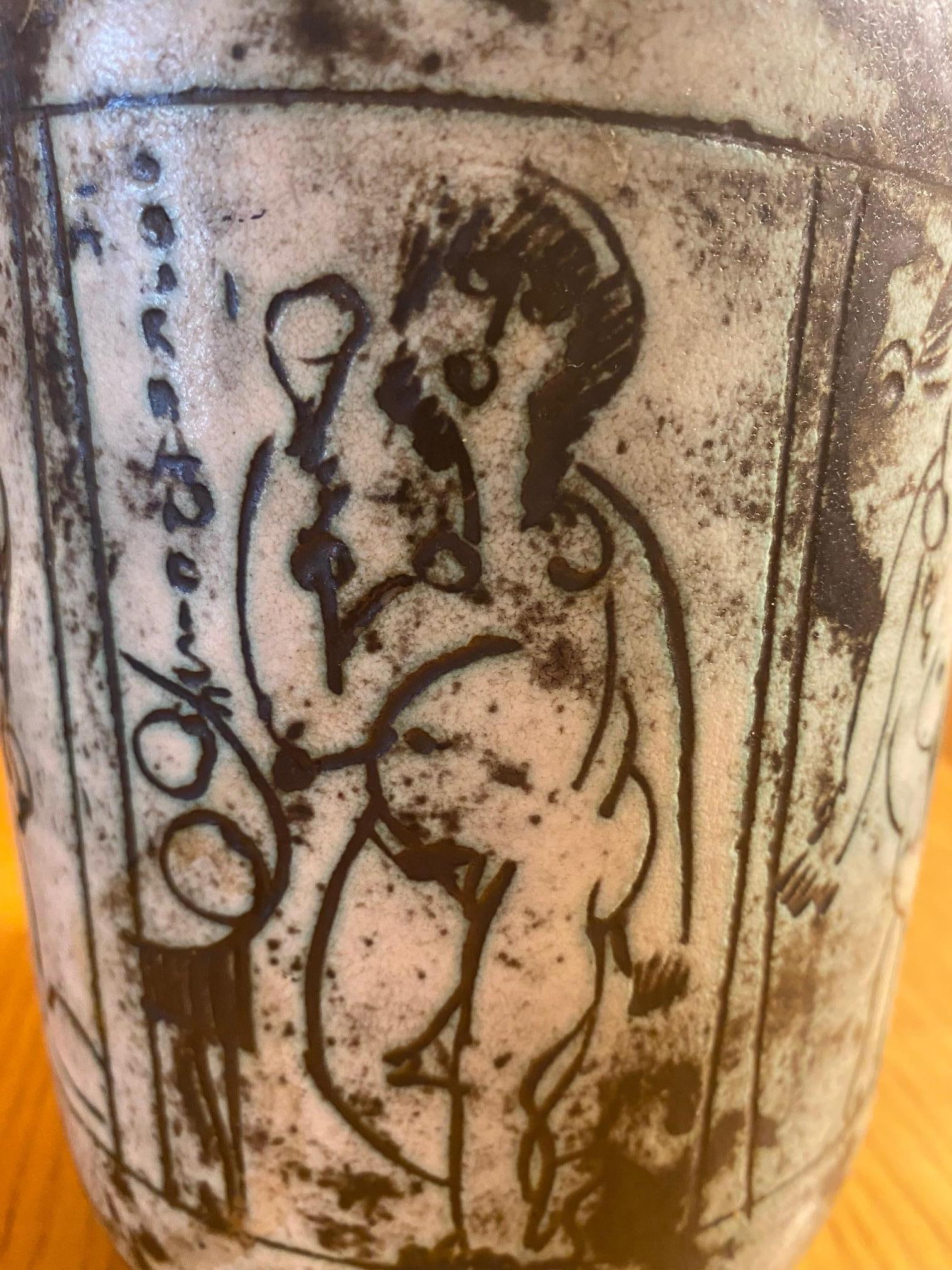 Lámpara de sobremesa de cerámica de Jacques Blin, Francia, años 60 en venta 1