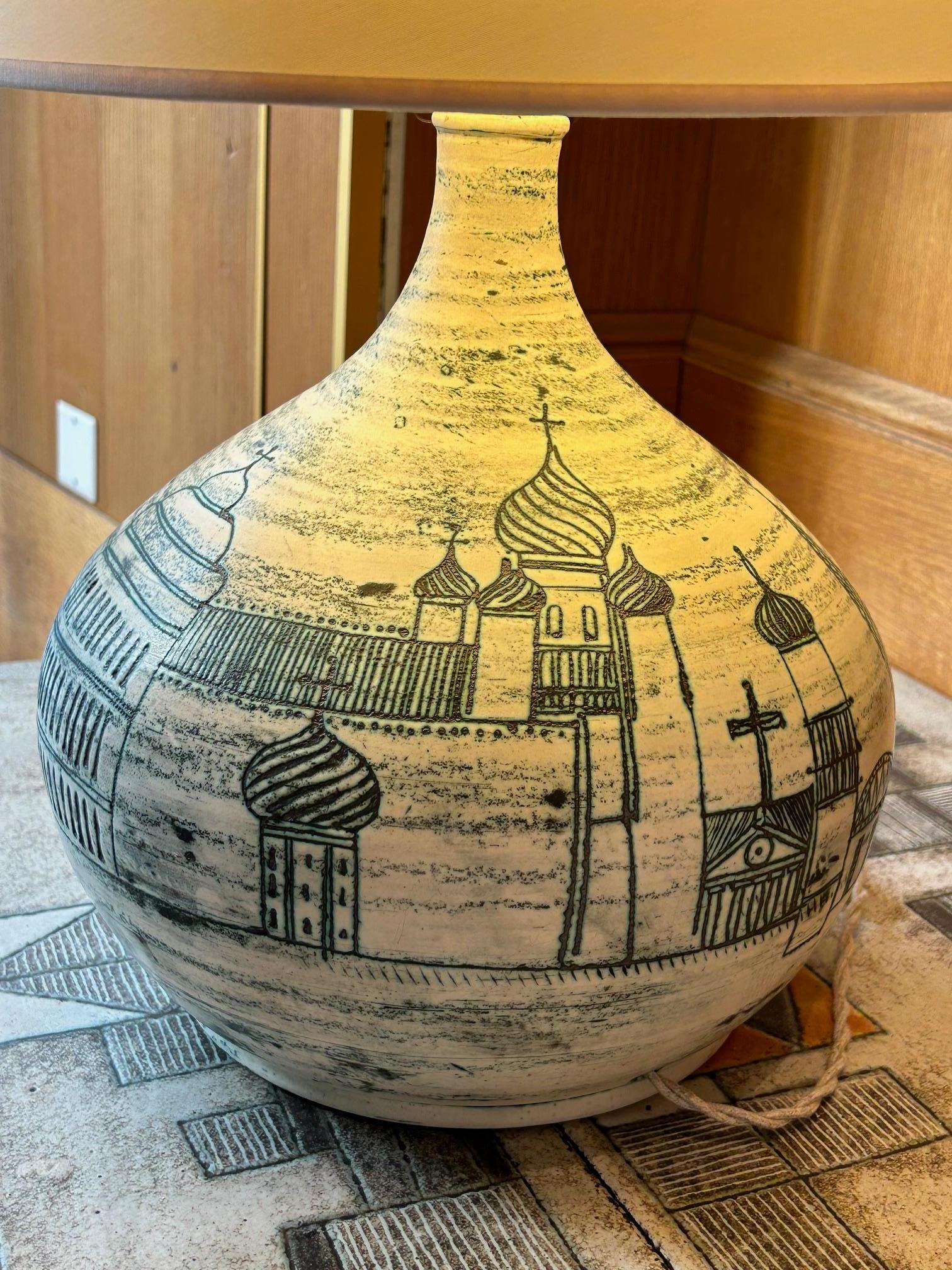 Lámpara de sobremesa de cerámica de Jacques Blin, Francia, años 60 en venta 2