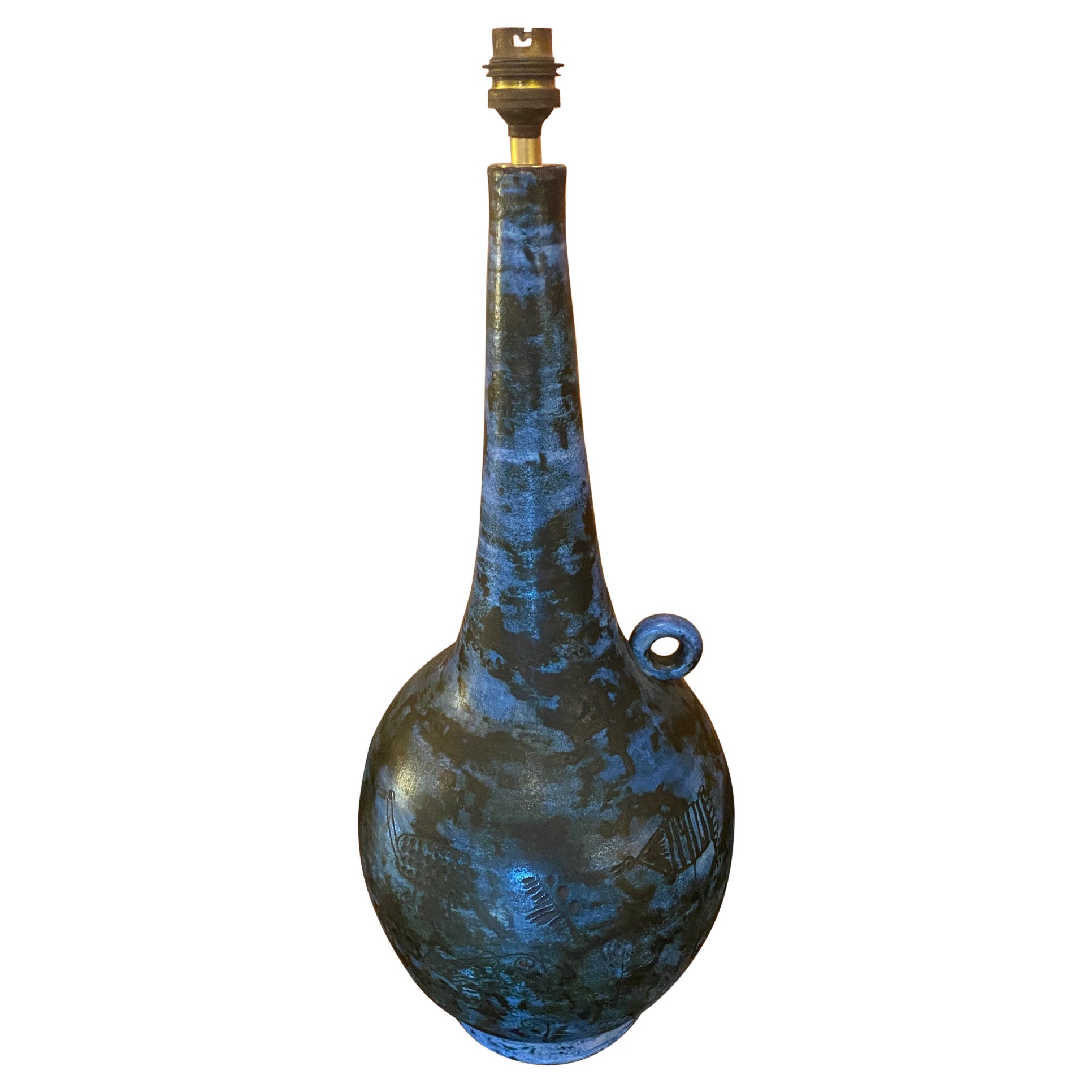 Ceramic Table Lamp by Jacques Blin, France, 1960s