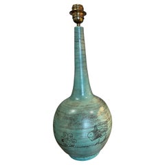 Lampada da tavolo in ceramica di Jacques Blin, Francia, anni '60