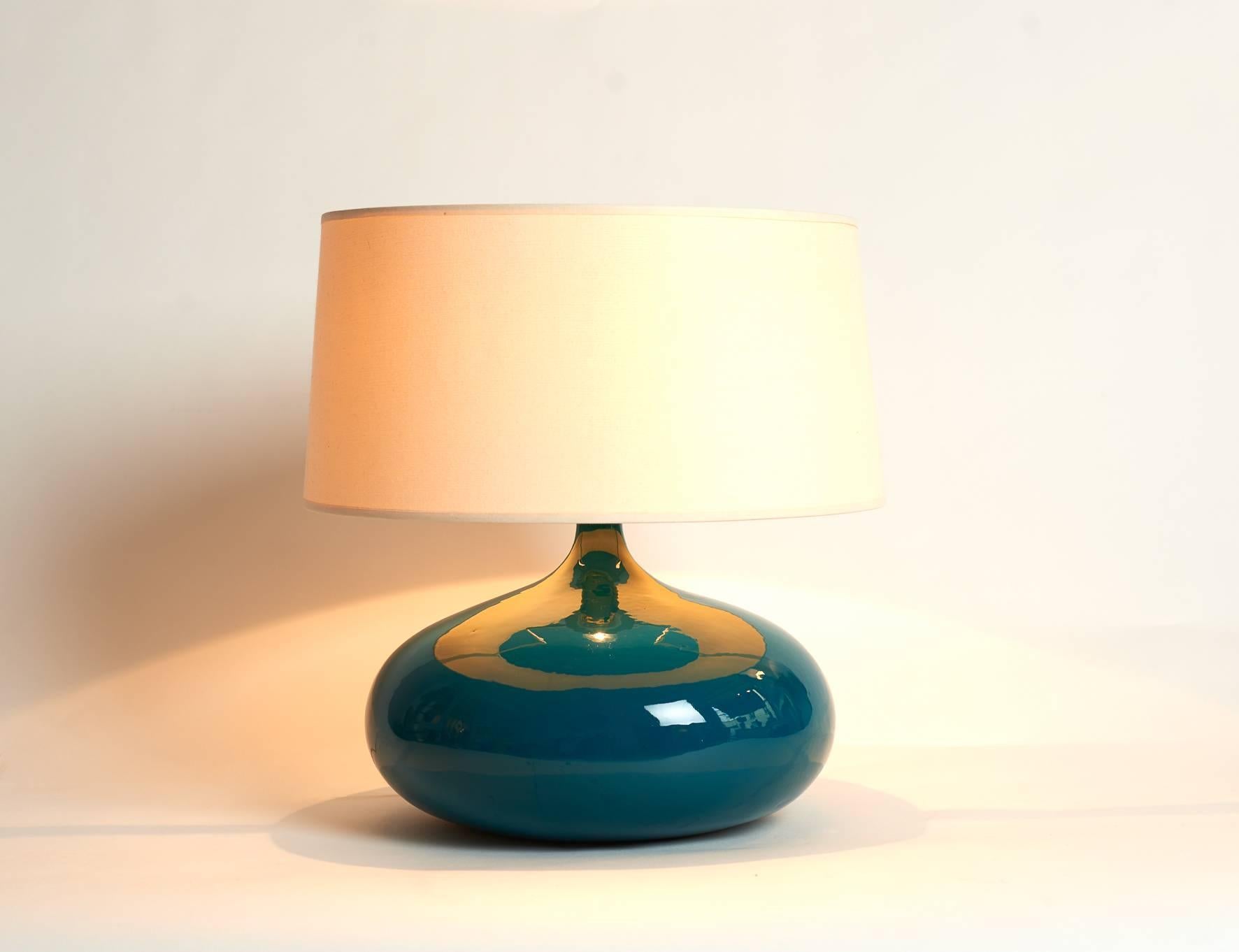 Ceramic Table Lamp by Jacques et Dani Ruelland, 1960s In Excellent Condition In Paris, FR