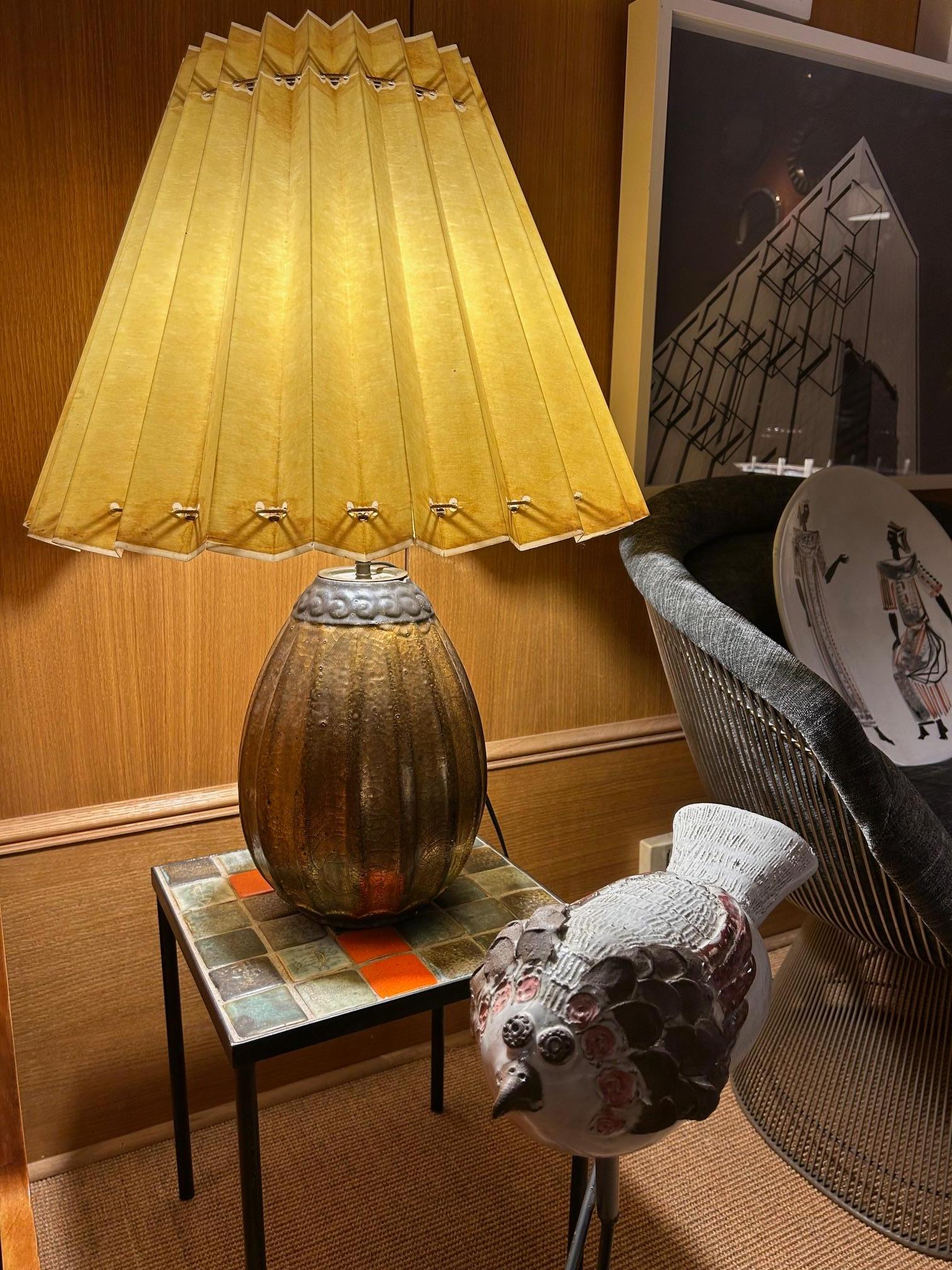 Lámpara de cerámica de Jean Besnard, Francia, años 70